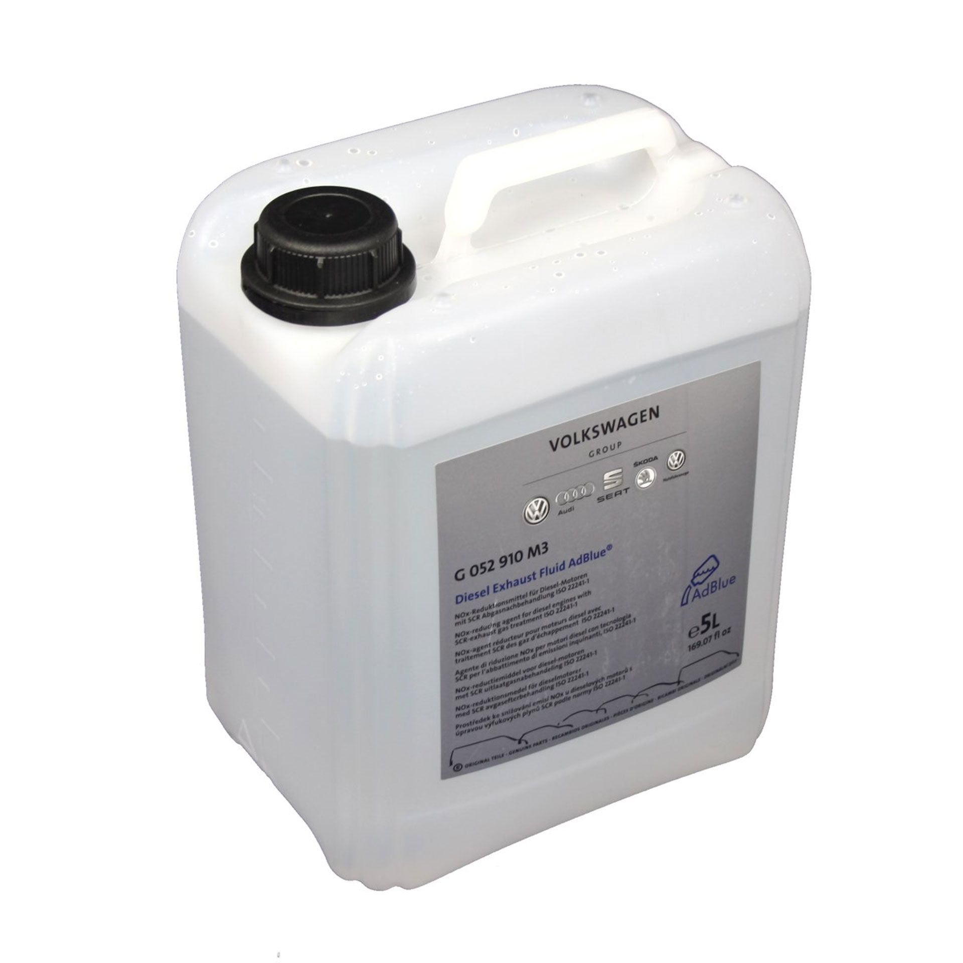G052910m3 volkswagen audi adblue kanister 5 liter rosier onlineshop