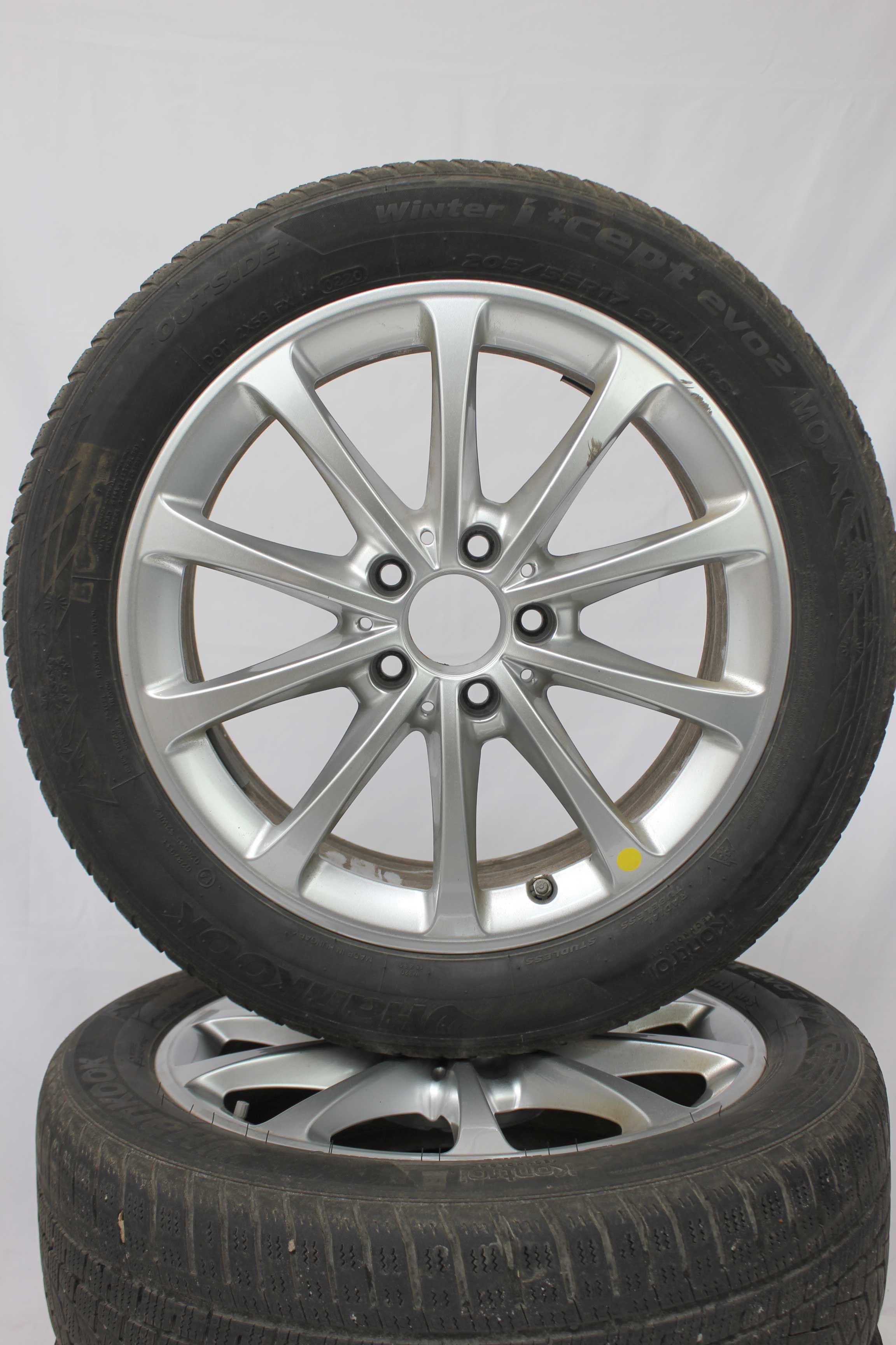 Winterkomplettradsatz-Mercedes-Benz-A-Klasse-A177-Alufelge-17Zoll-A1774010300-Winterreifen-Hankook-Winter-iceptevo2MO-205-55-R17-91H-7