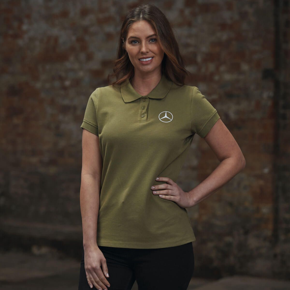 Mbt0215 mercedes benz trucks damen poloshirt gruen rosier onlineshop Mbt0215 mercedes benz trucks damen poloshirt gruen rosier onlineshop