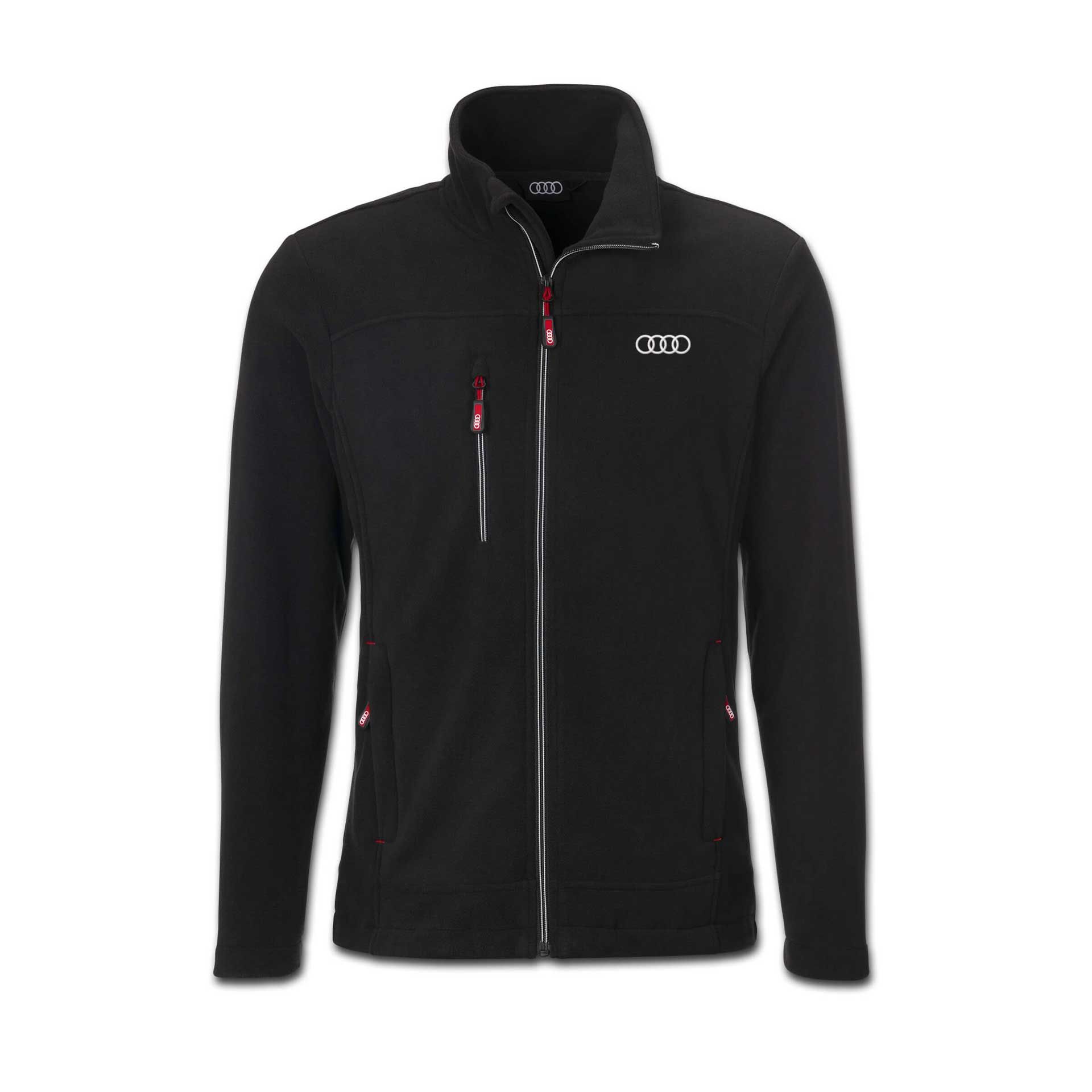3131701902 audi fleecejacke herren schwarz rosier onlineshop