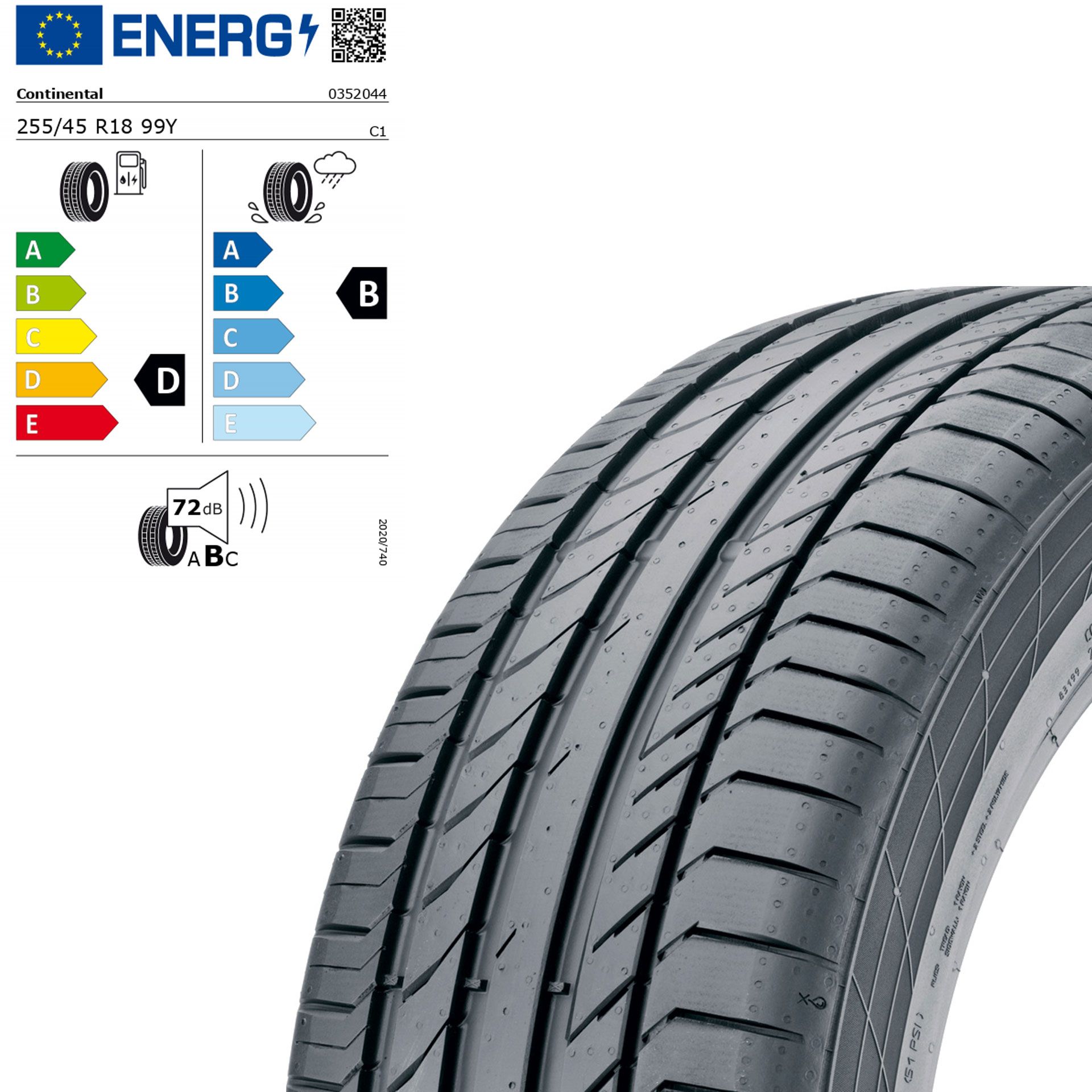 Q44001111055 continental contisportcontact 2 mo 255 45 r18 99y rosier onlineshop