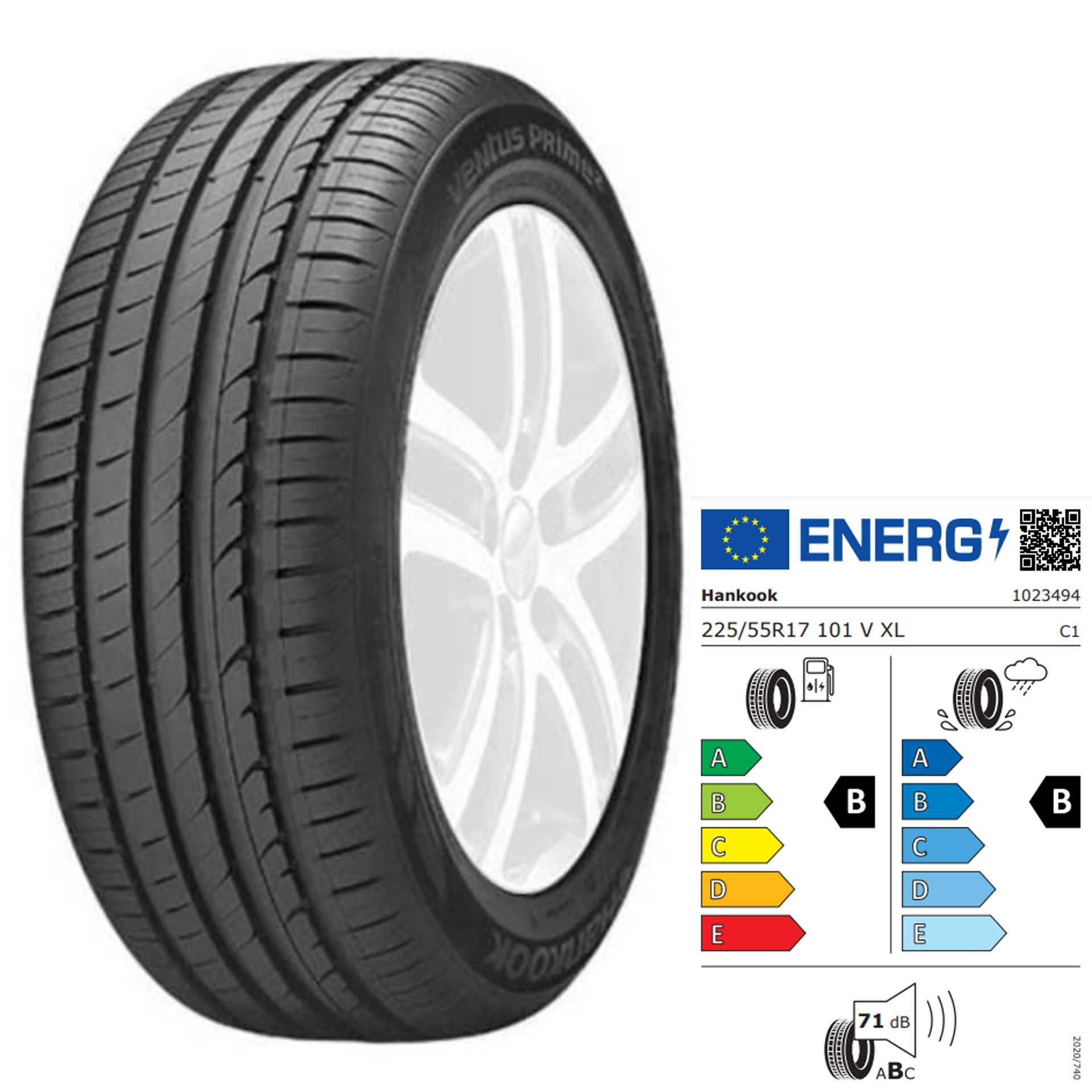 Q44004311002a hankook ventus prime2 mo v 225 55 17 xl 101 v rosier onlineshop