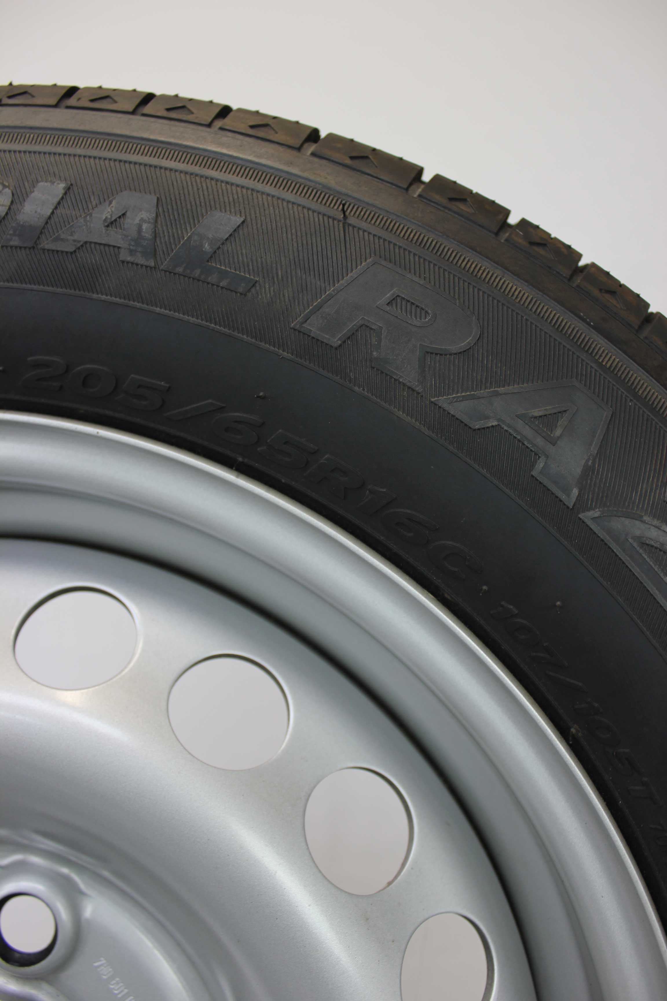 Sommerkomplettradsatz-Volkswagen-7H0-T5-Stahlfelge-16Zoll-7H0601027D-Sommerreifen-Hankook-RadialRA28E-205-65-R16C-107-105T-4