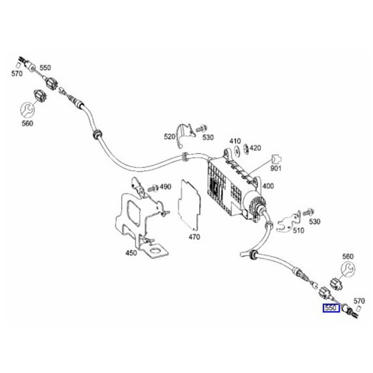 A4474203800 mercedes benz bremsseilzug rosier onlineshop