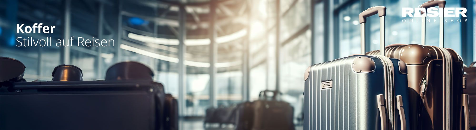 Koffer rosier online shop header