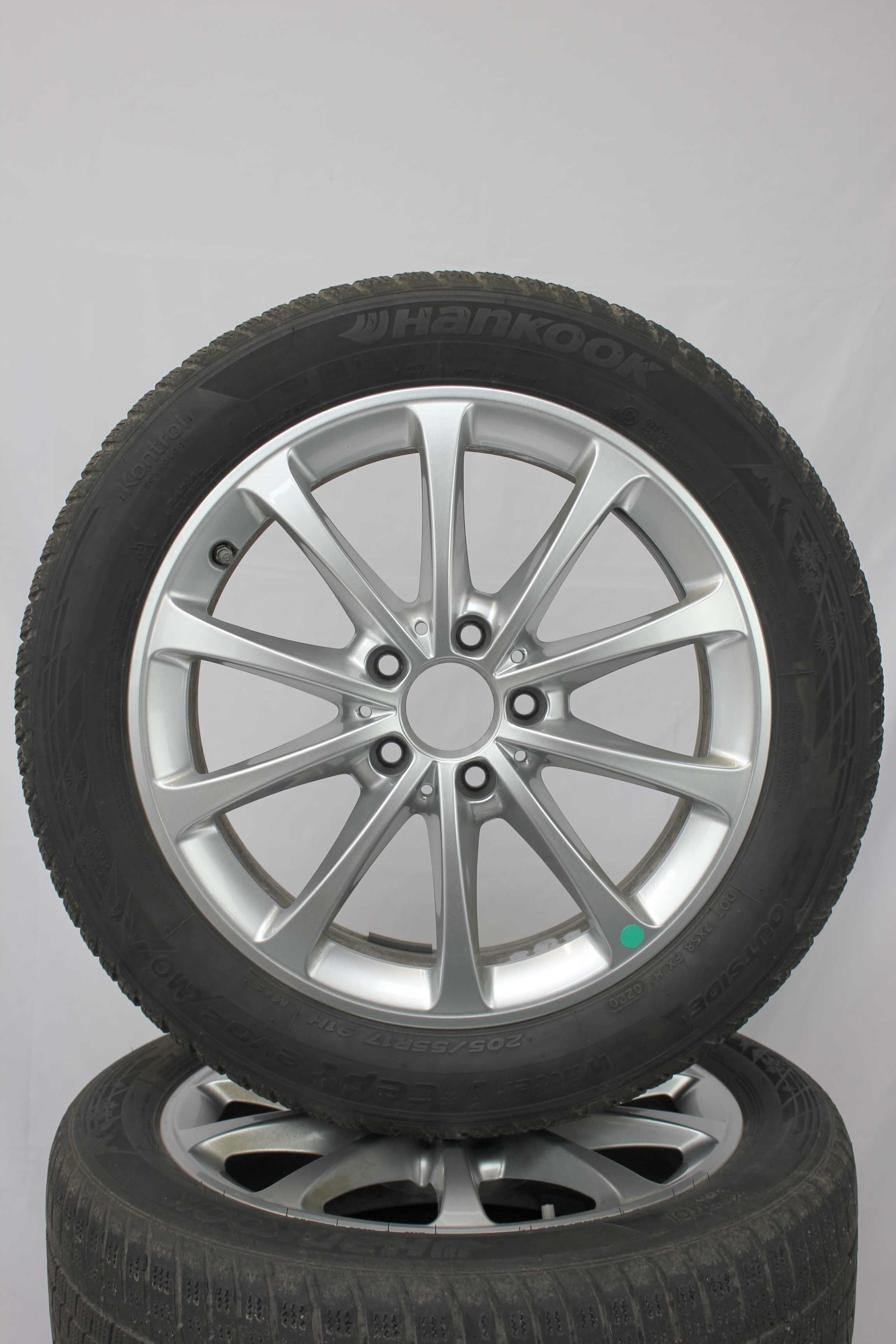 Winterkomplettradsatz-Mercedes-Benz-A-Klasse-A177-Alufelge-17Zoll-A1774010300-Winterreifen-Hankook-Winter-iceptevo2MO-205-55-R17-91H-1