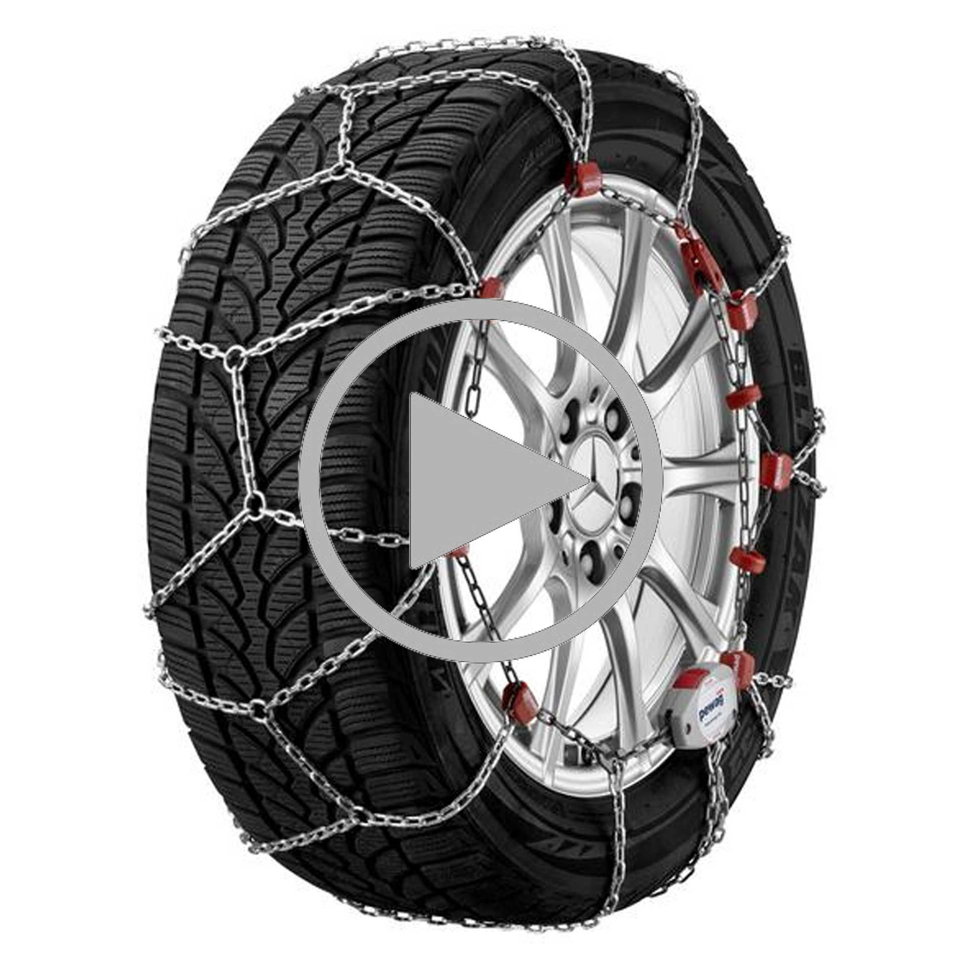 Mercedes-Benz Schneekette pewag servo 9 für A-Klasse 177 / B-Klasse W247 / C-Klasse W/S 205 / CLA 118 Mercedes-Benz Schneekette pewag servo 9 für A-Klasse 177 / B-Klasse W247 / C-Klasse W/S 205 / CLA 118