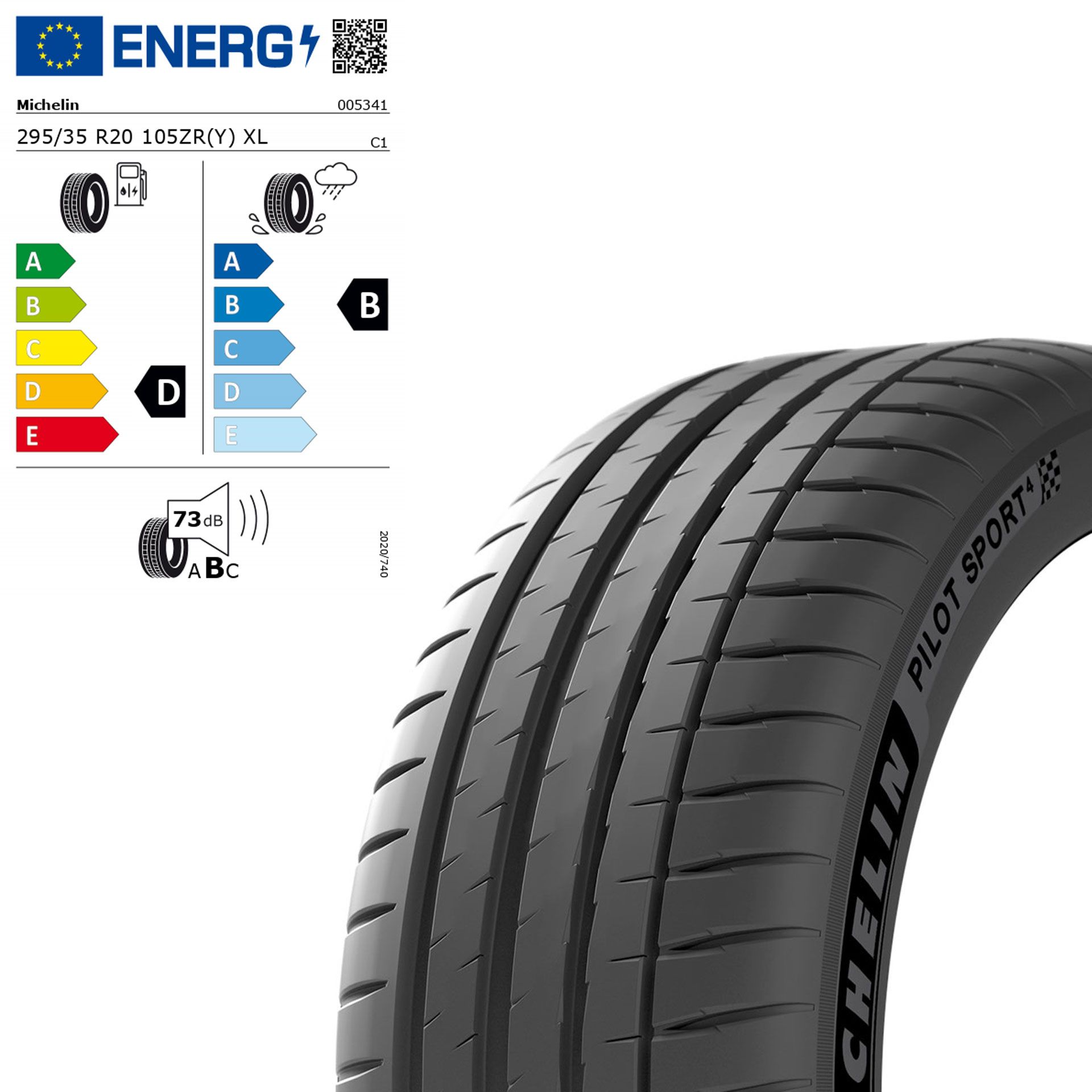 Q440011511840 michelin pilot sport 4s mo1 sommerreifen 295 35 r20 105zry xl rosier onlineshop