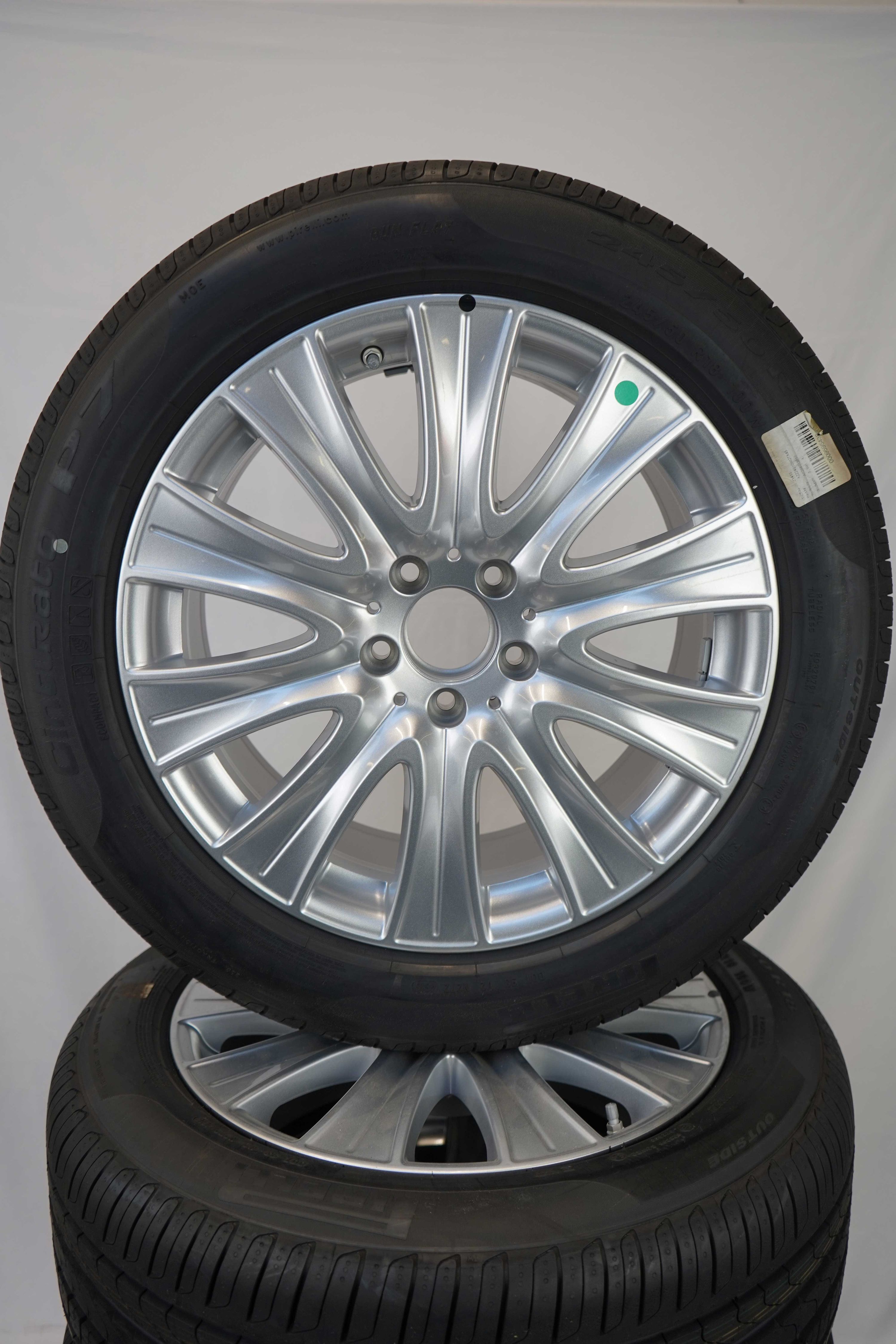 Sommerkomplettradsatz mercedes benz a222 alufelge s klasse 18zoll a2224010902 sommerreifen pirelli cinturatop7 moe runflat 245 50 r18 100w 4 (1)