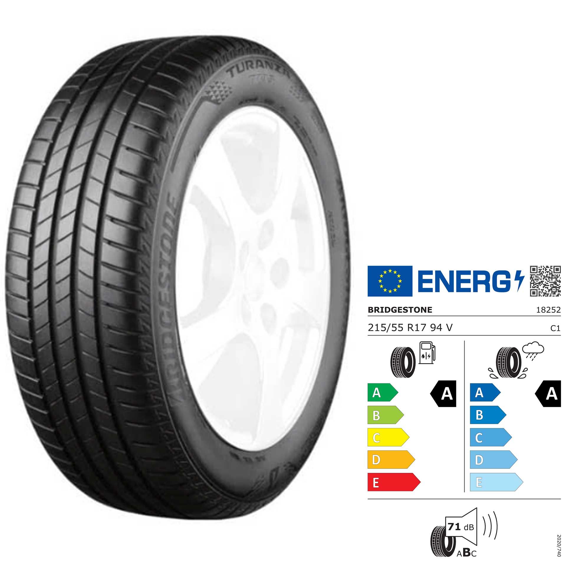 Zts215557vbtna bridgestone turanza t005 ao 215 55 r14 94v rosier onlineshop