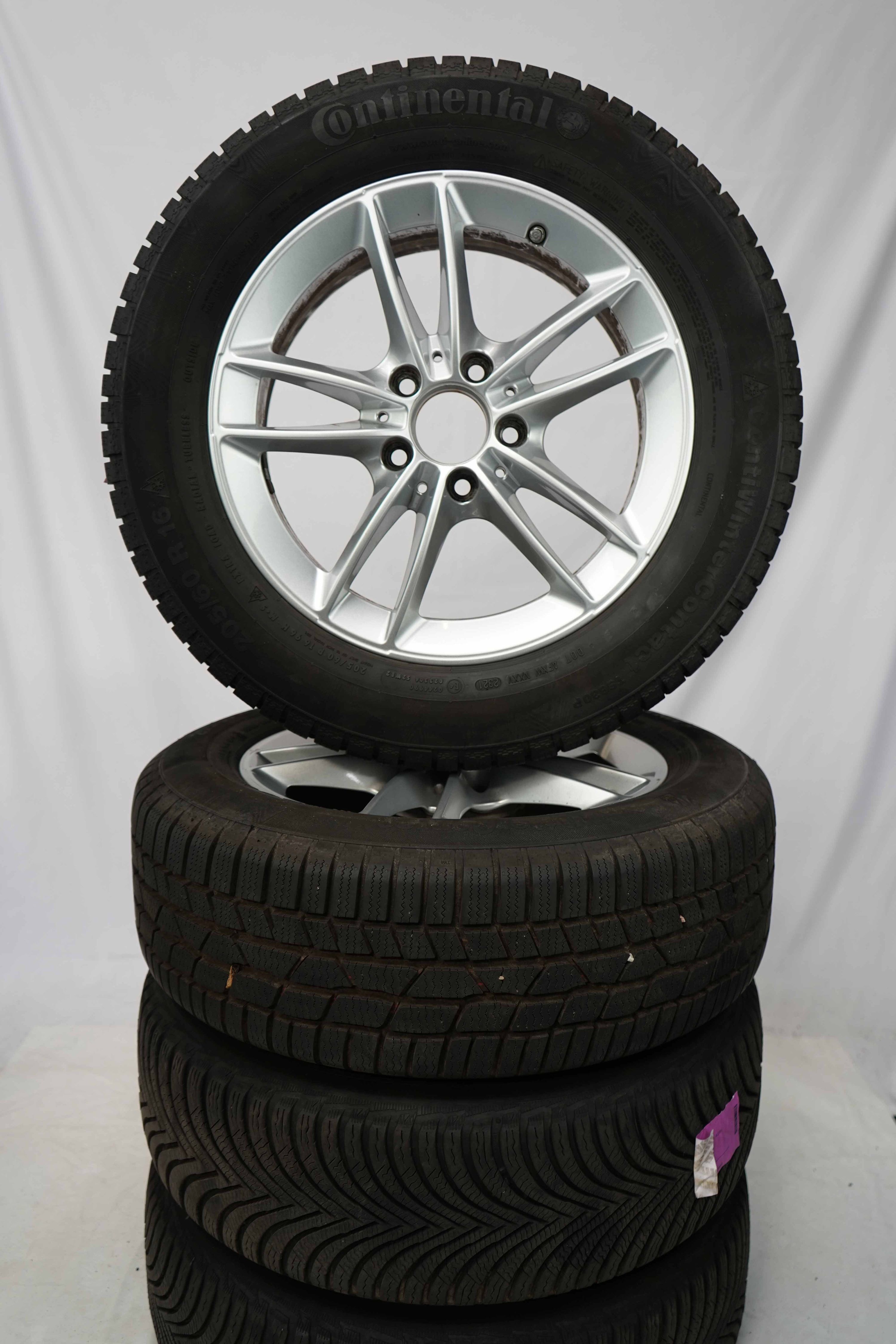 Winterkomplettradsatz-Mercedes-Benz-gebraucht-A177-A-Klasse-W247-B-Klasse-C118-X118-CLA-A1774010100-Continental