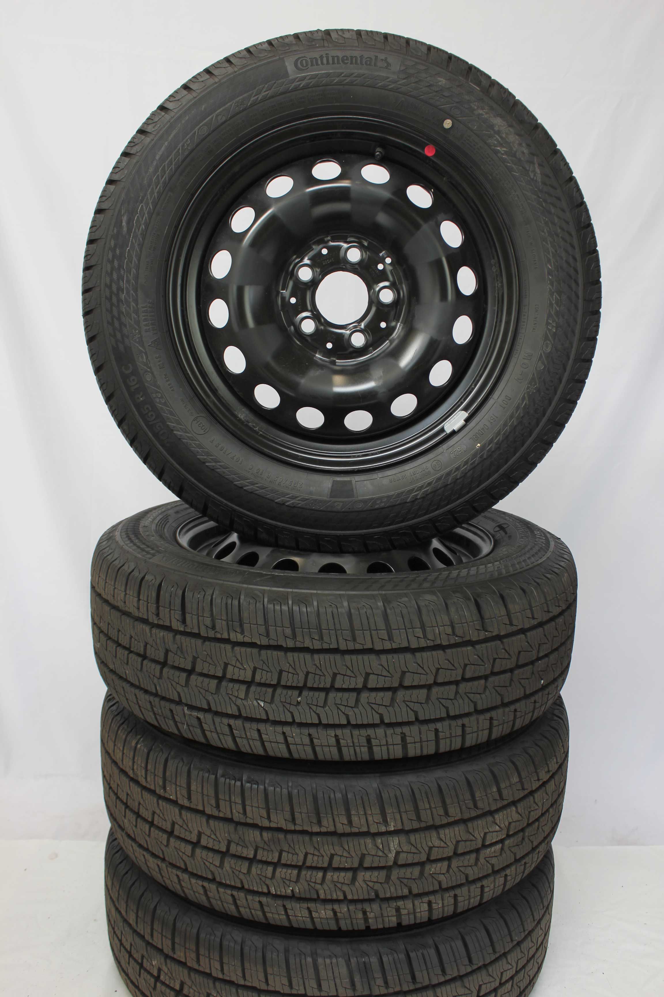 Ganzjahreskomplettradsatz-Mercedes-Benz-V-Klasse-V447-Stahlfelge-16Zoll-A4474010101-Ganzjahresreifen-Continental-VanContact4SeasonMOV-205-65-R16C-107-105T