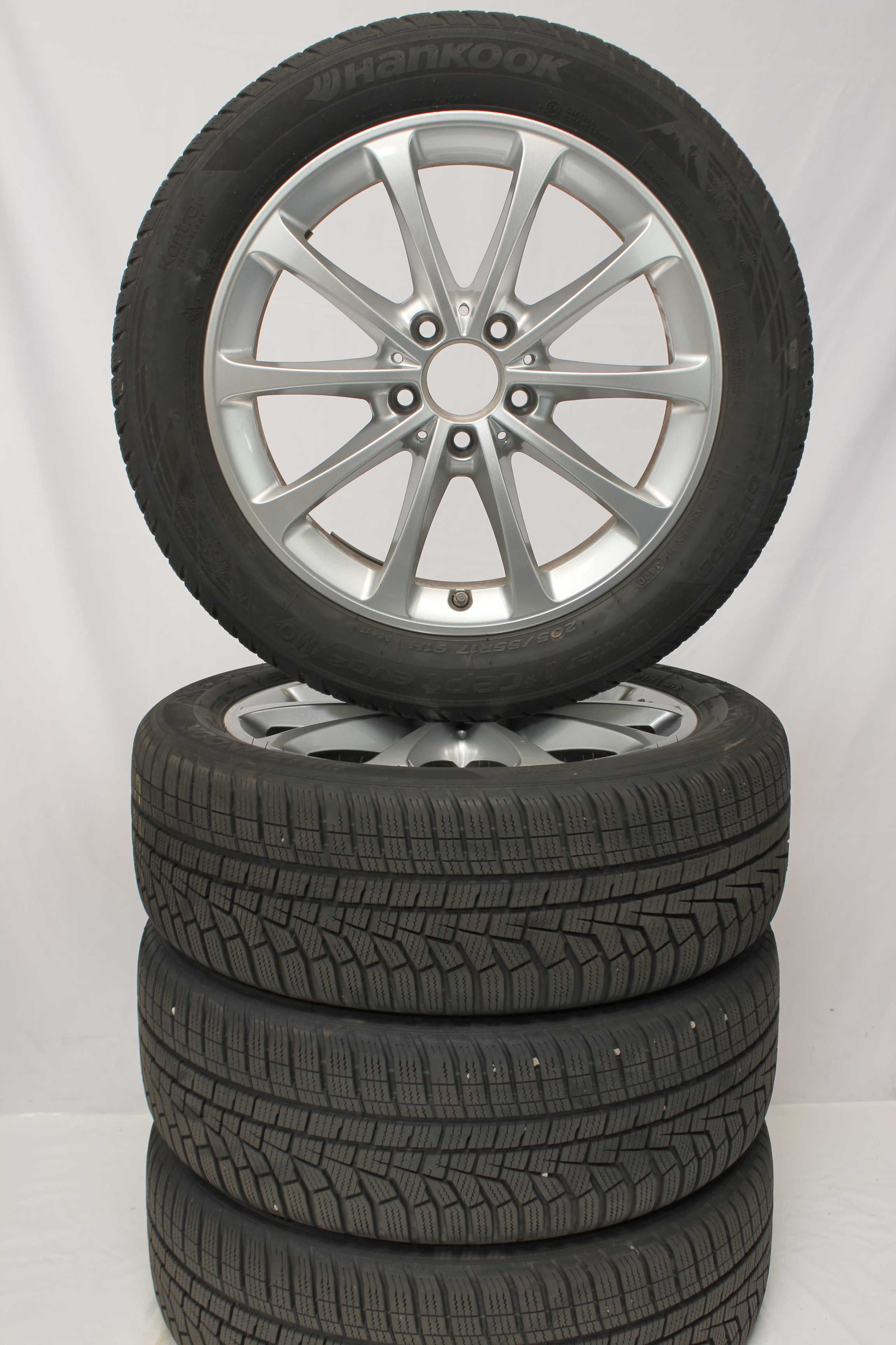 Winterkomplettradsatz mercedes benz a klasse a177 alufelge 17zoll a1774010300 winterreifen hankook winter iceptevo2mo 205 55 r17 91h (1)