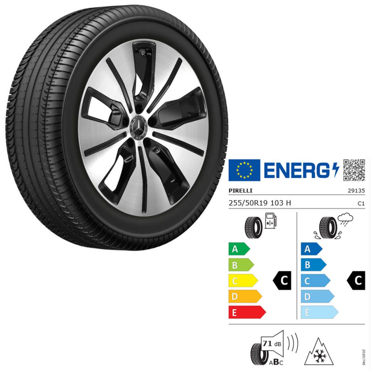 Q440301711660_mercedes-benz_5-speichen-rad_komplettrad_rosier-onlineshop