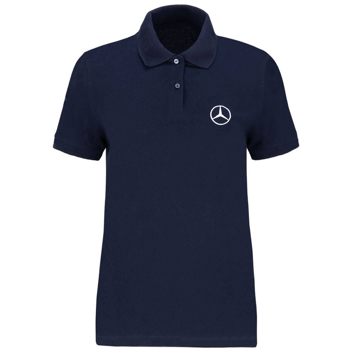 Mbt0260 mercedes benz truck poloshirt blau damen rosier online shop