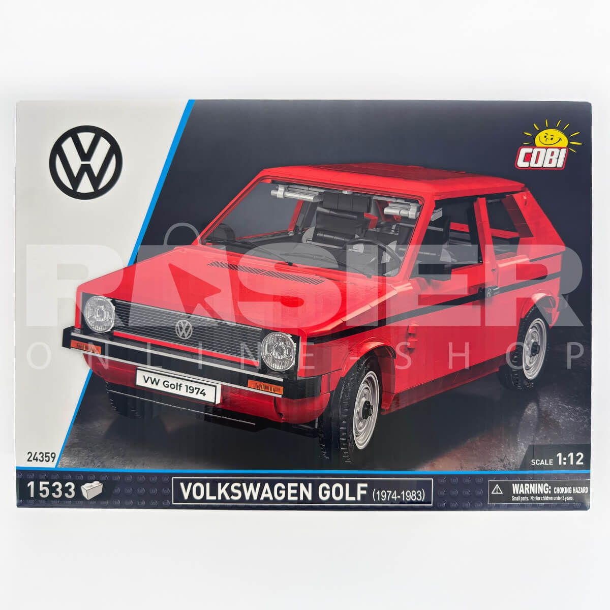Volkswagen Bausatz Golf 1 Rot 1:12 3B1099320A645