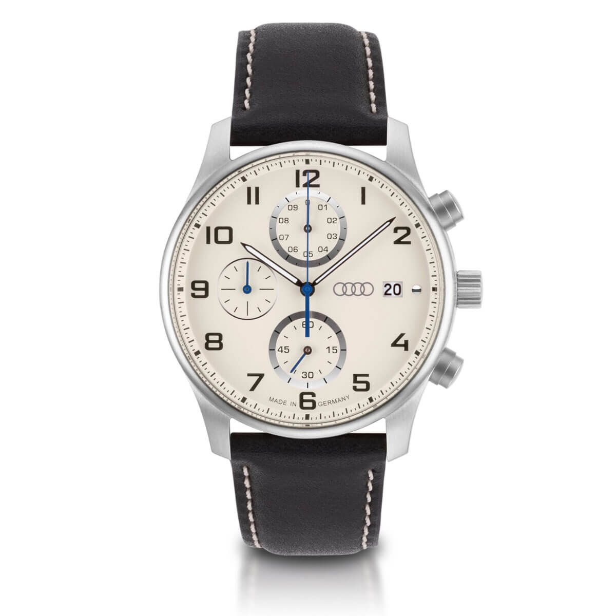 Audi Chronograph Herren silber beige 3102500200
