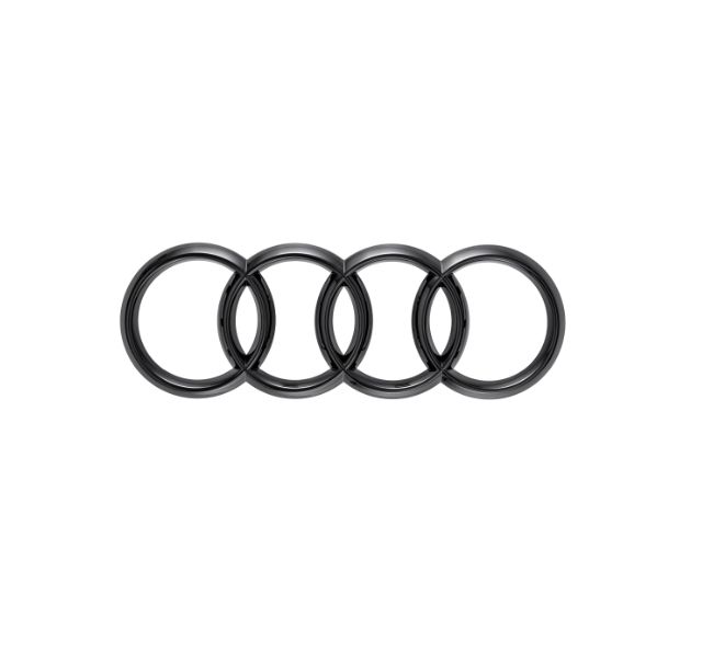 82a071801 audi ringe in schwarz