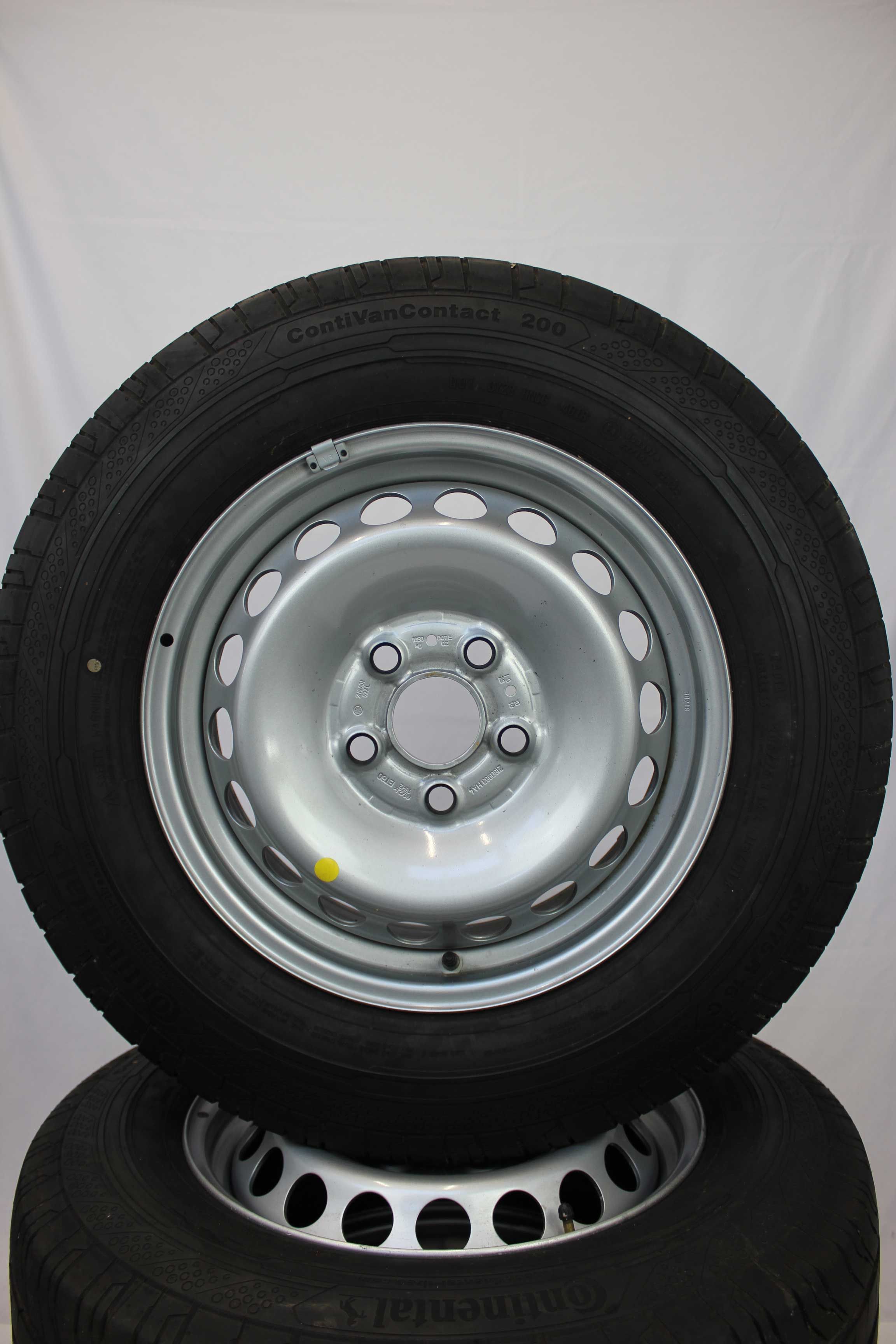 Sommerkomplettradsatz volkswagen 2n0 crafter stahlfelge 16zoll 2n0601027l sommerreifen continental contivancontact200 205 75 r16c 113 111r 7 (1)