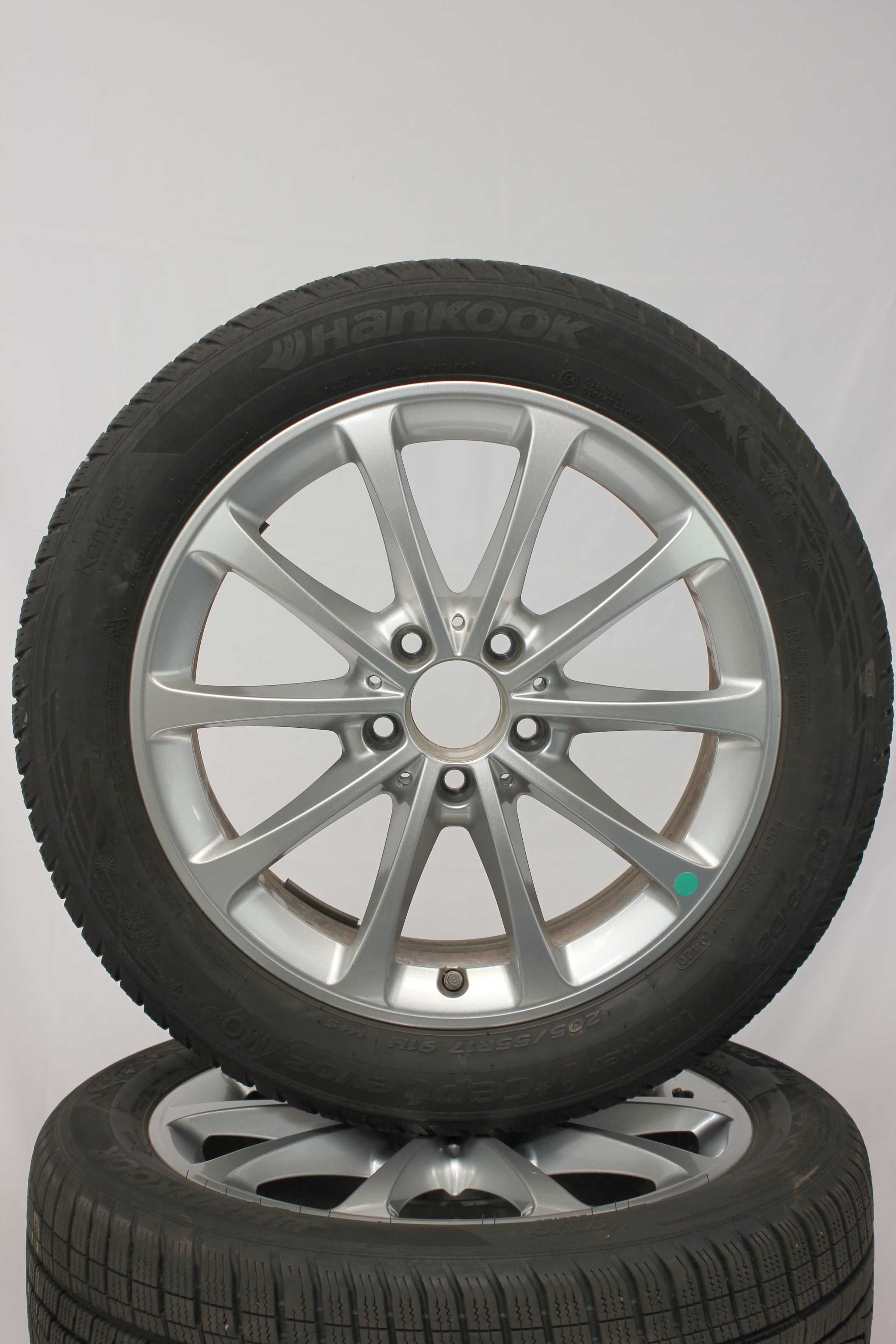 Winterkomplettradsatz mercedes benz a klasse a177 alufelge 17zoll a1774010300 winterreifen hankook winter iceptevo2mo 205 55 r17 91h 1 (1)