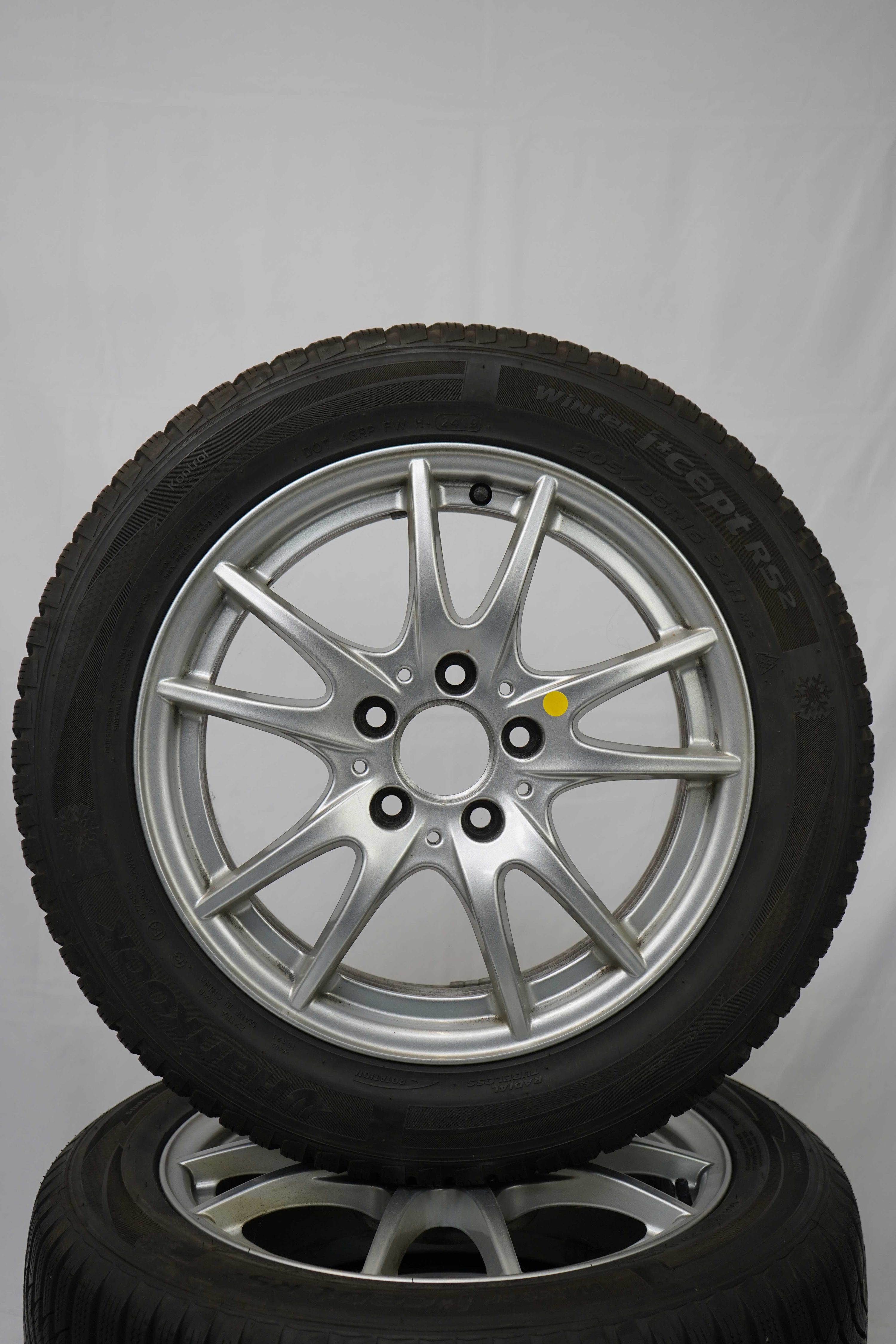 Winterkomplettradsatz-Mercedes-Benz-A246-B-Klasse-A-Klasse-A176-CLA-A117-A2464011302-Alufelge-16Zoll-Winterreifen-Hankook-WintericeptRS2-205-55-R16-94H-7