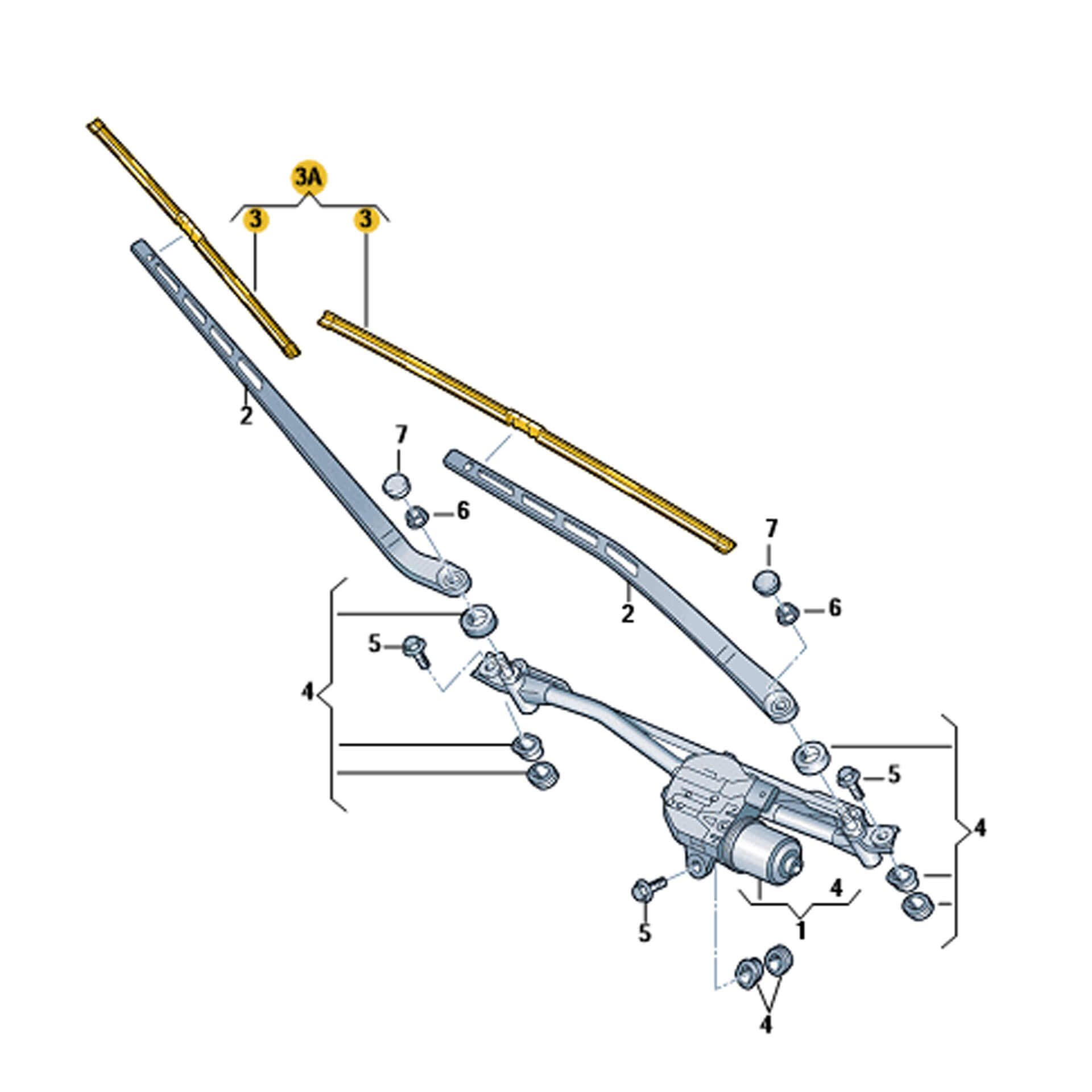 4h1998002b audi wischerblaetter rosier onlineshop