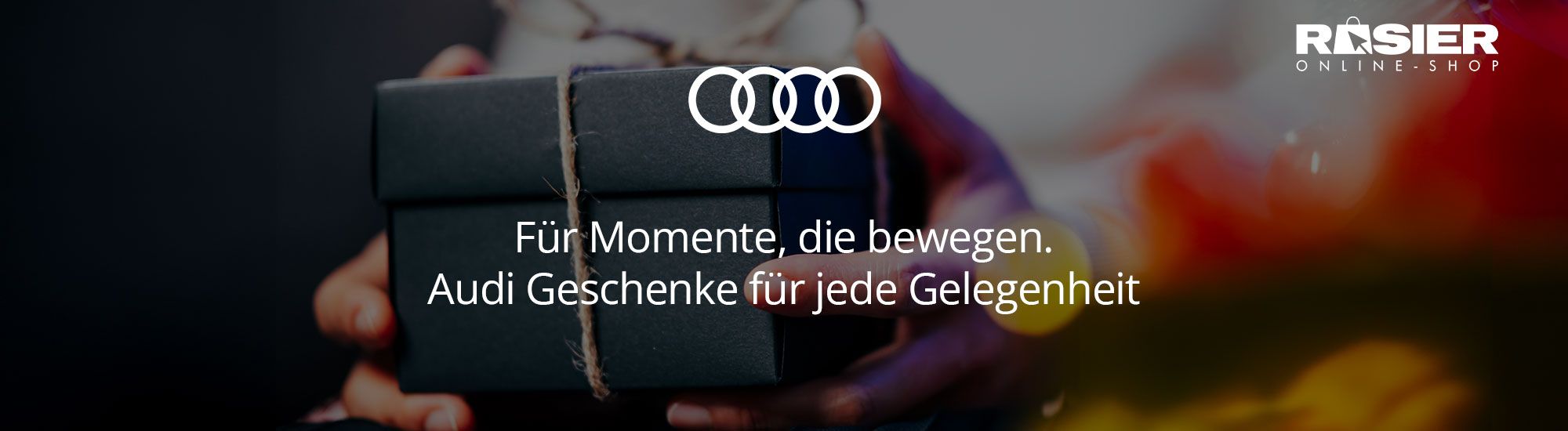 Weihnachten mit audi rosier online shop header