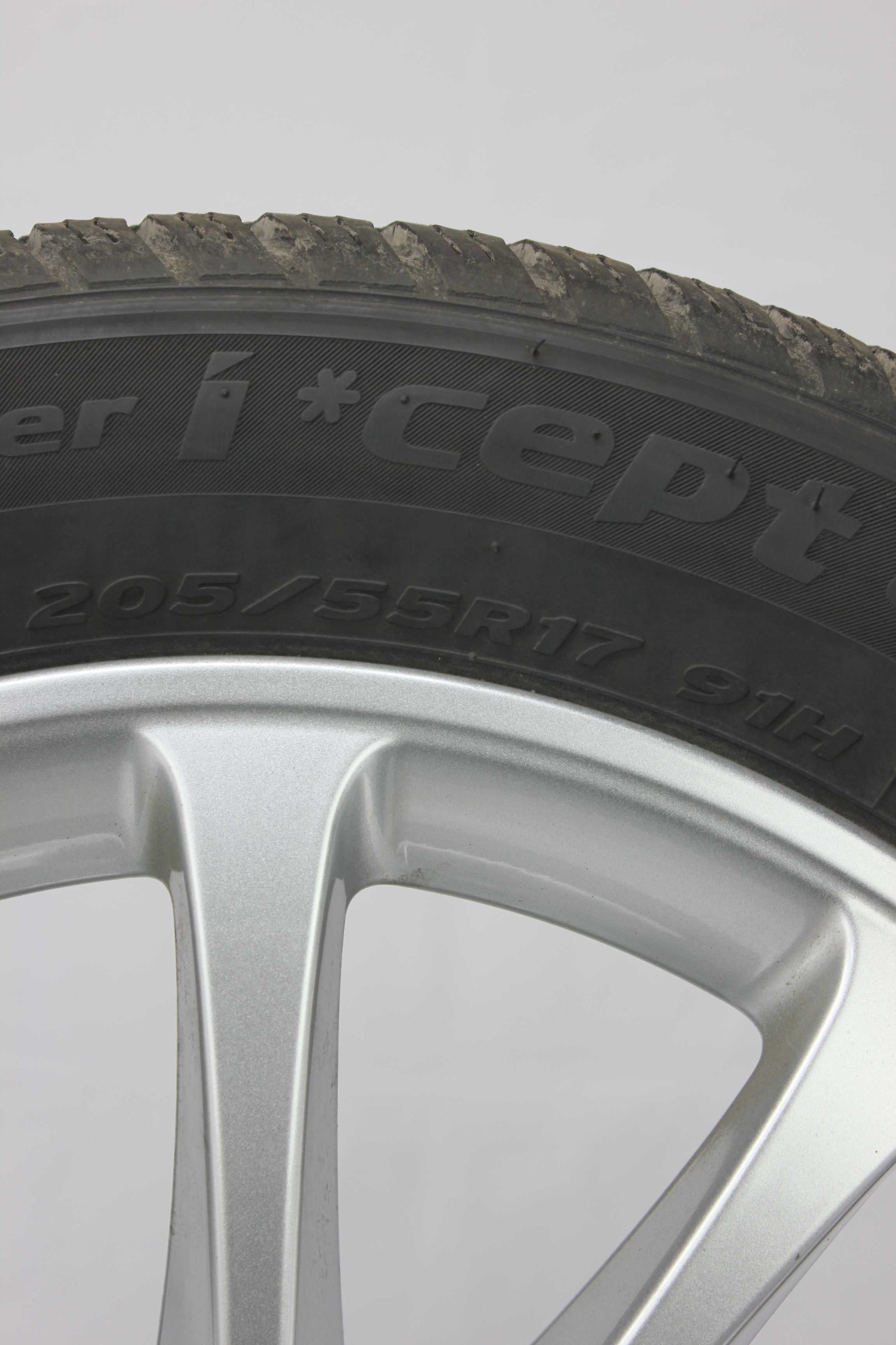 Winterkomplettradsatz-Mercedes-Benz-A-Klasse-A177-Alufelge-17Zoll-A1774010300-Winterreifen-Hankook-Winter-iceptevo2MO-205-55-R17-91H-4
