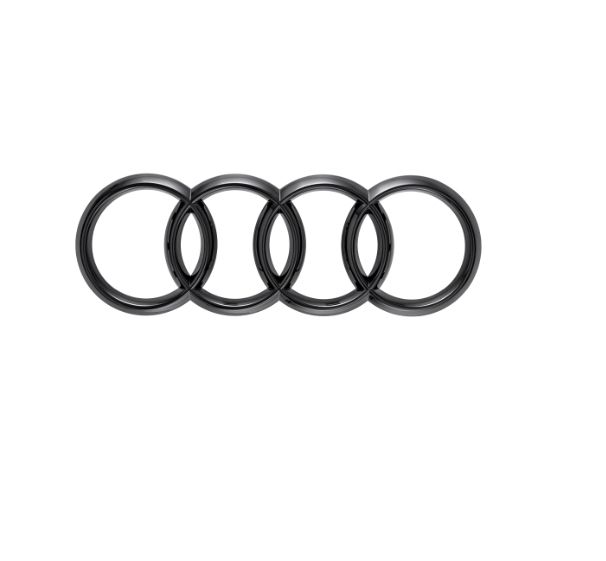 4m0071801 audi ringe schwarz front