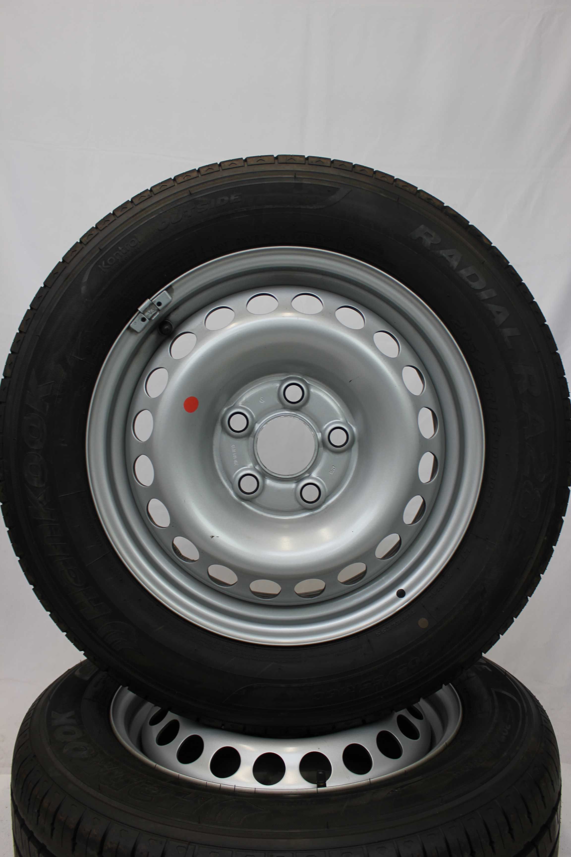 Sommerkomplettradsatz-Volkswagen-7H0-T5-Stahlfelge-16Zoll-7H0601027D-Sommerreifen-Hankook-RadialRA28E-205-65-R16C-107-105T-13