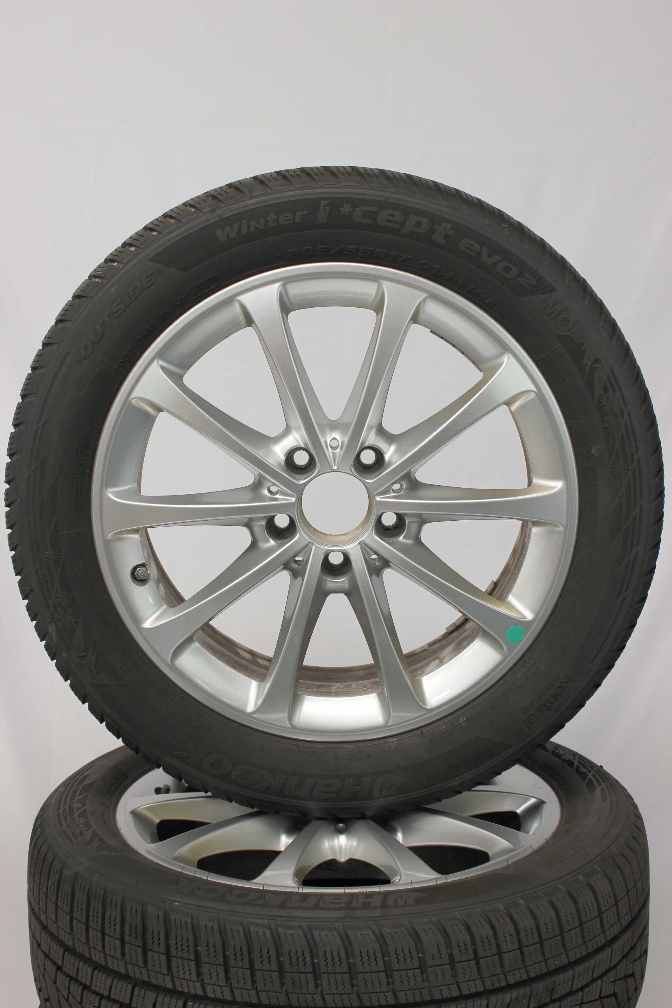 Winterkomplettradsatz mercedes benz a klasse a177 alufelge 17zoll a1774010300 winterreifen hankook winter iceptevo2mo 205 55 r17 91h 1 (2)