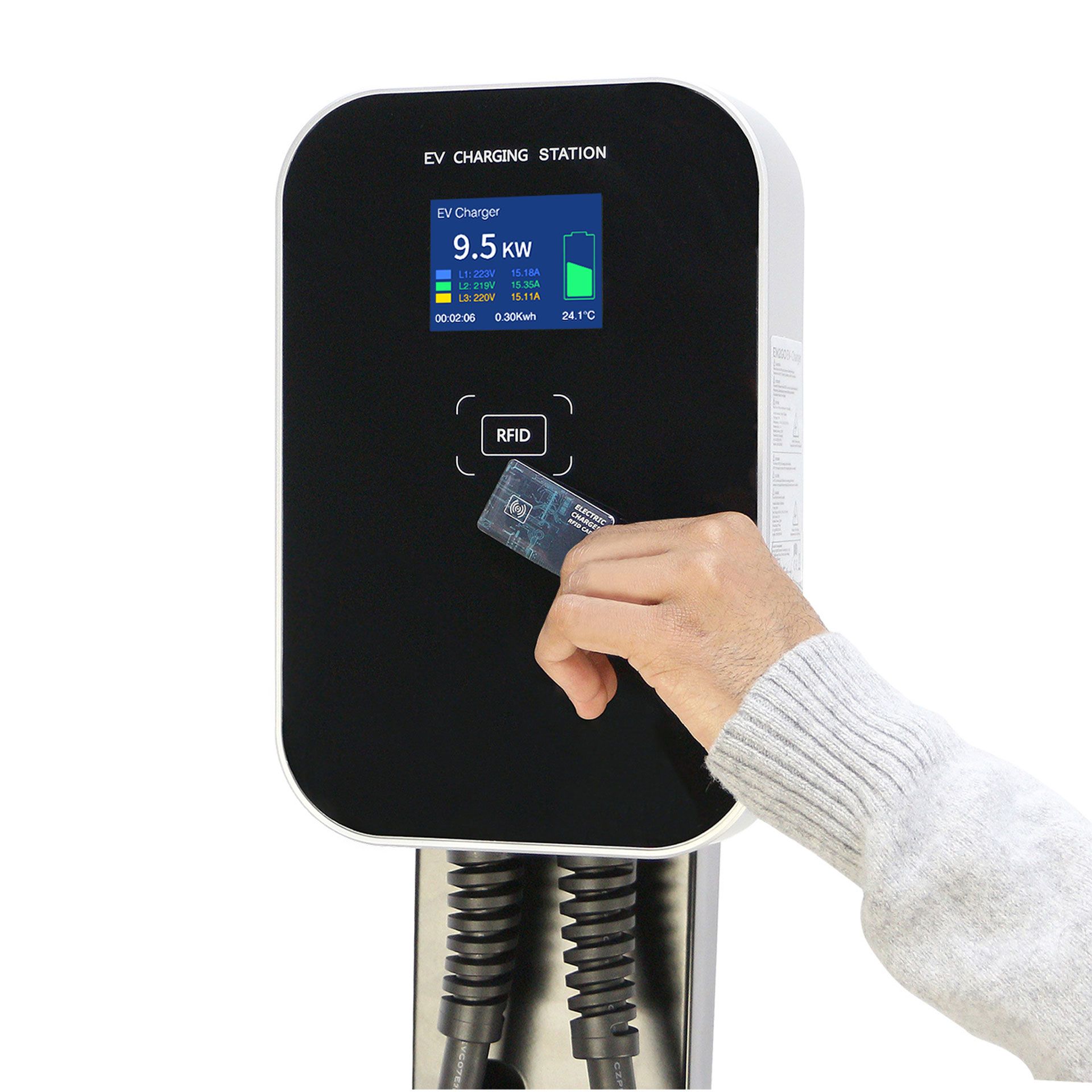 Em022ac1ra em2go wallbox ladeeinheit 22 kw rfid rosier onlineshop