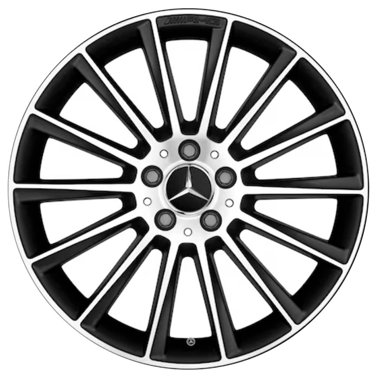 Mercedes-AMG E-Klasse Leichtmetallfelge schwarz glanzgedreht Hinterachse A21340123007X23
