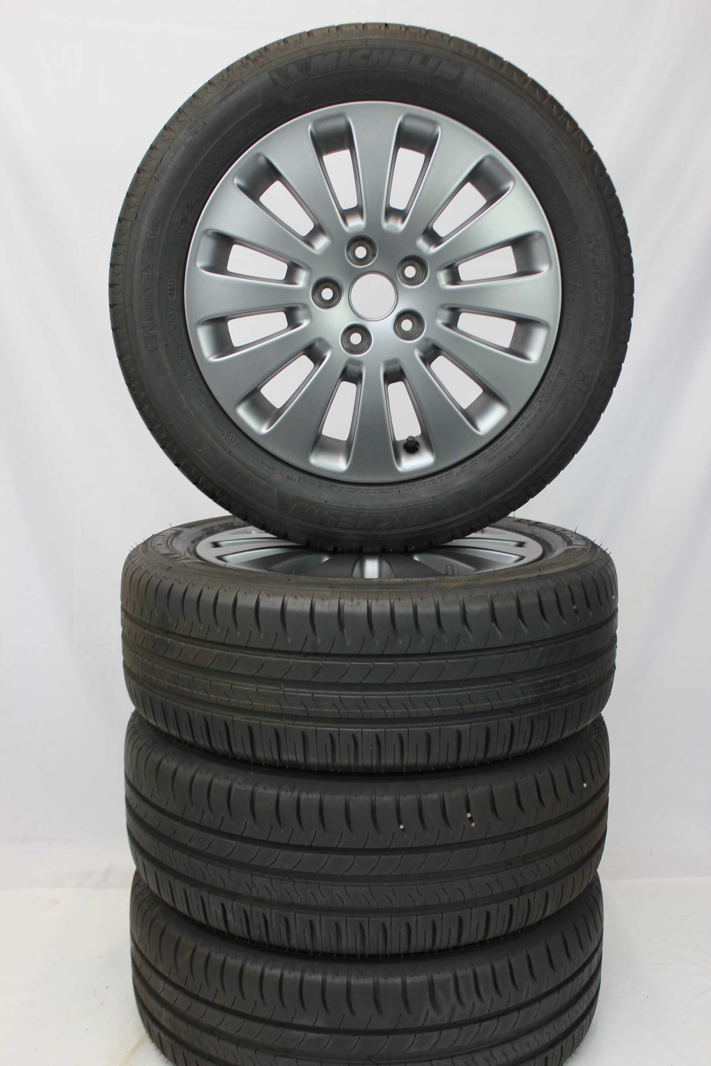 Winterkomplettradsatz mercedes benz citan w415 alulfelge 16zoll a4154011000 sommerreifen michelin energysaver 205 55 r16 91h (1)