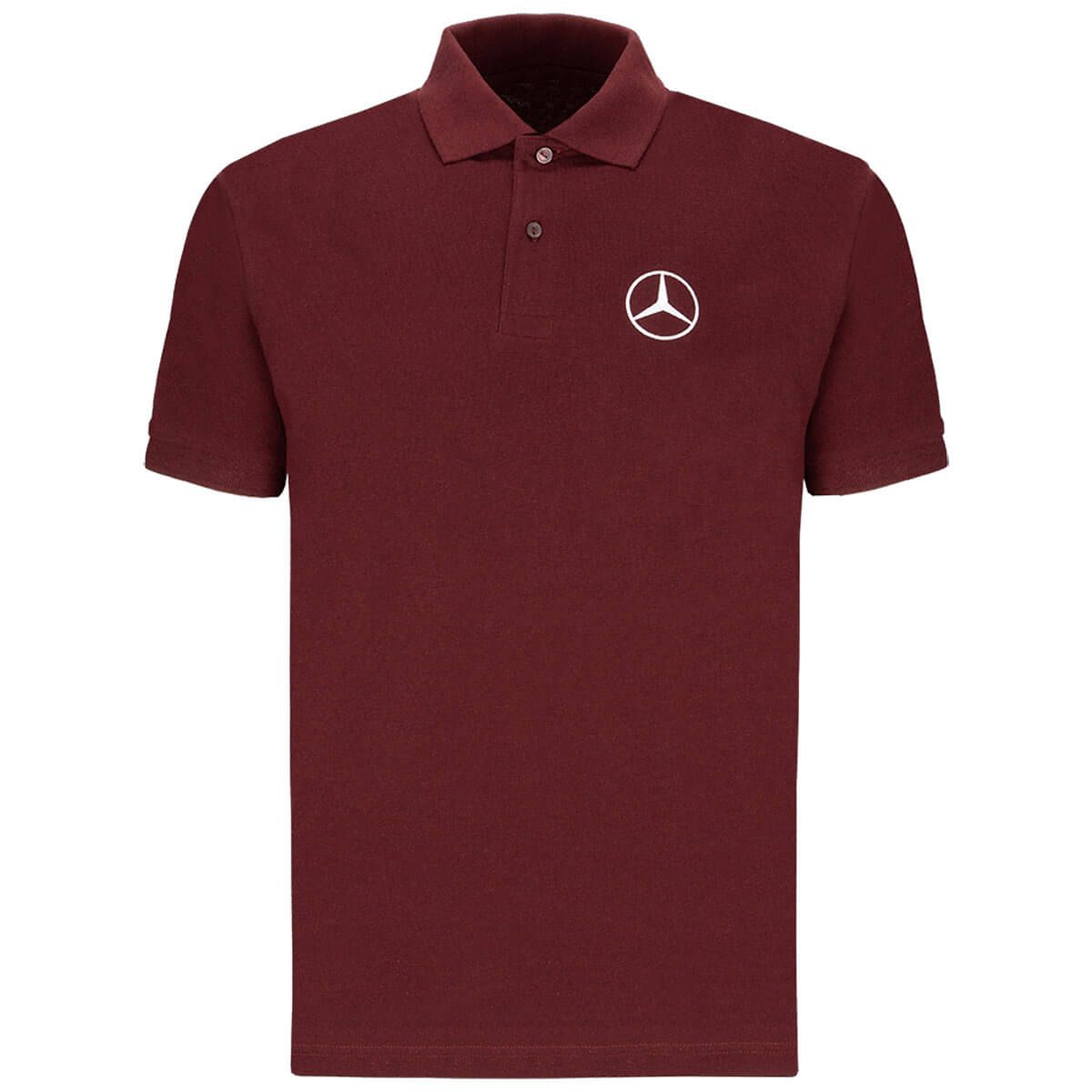 Mbt0265 mercedes benz truck poloshirt rot herren rosier online shop