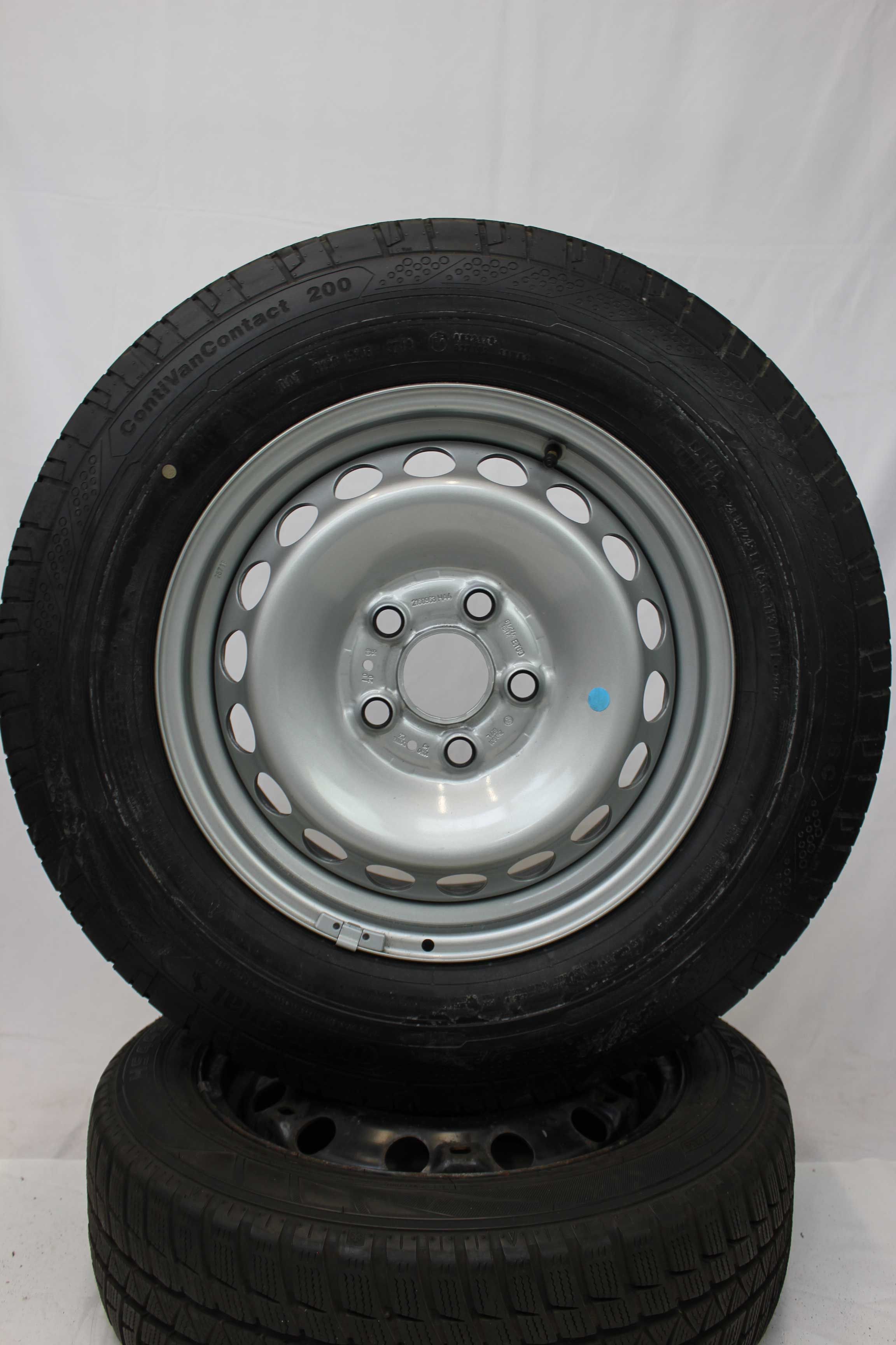 Sommerkomplettradsatz volkswagen 2n0 crafter stahlfelge 16zoll 2n0601027l sommerreifen continental contivancontact200 205 75 r16c 113 111r 13 (3)