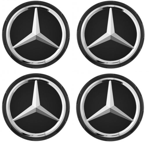 A00040009009283x4 mercedes amg radnabendeckel zentralverschlussdesign set 4 teilig rosier onlineshop