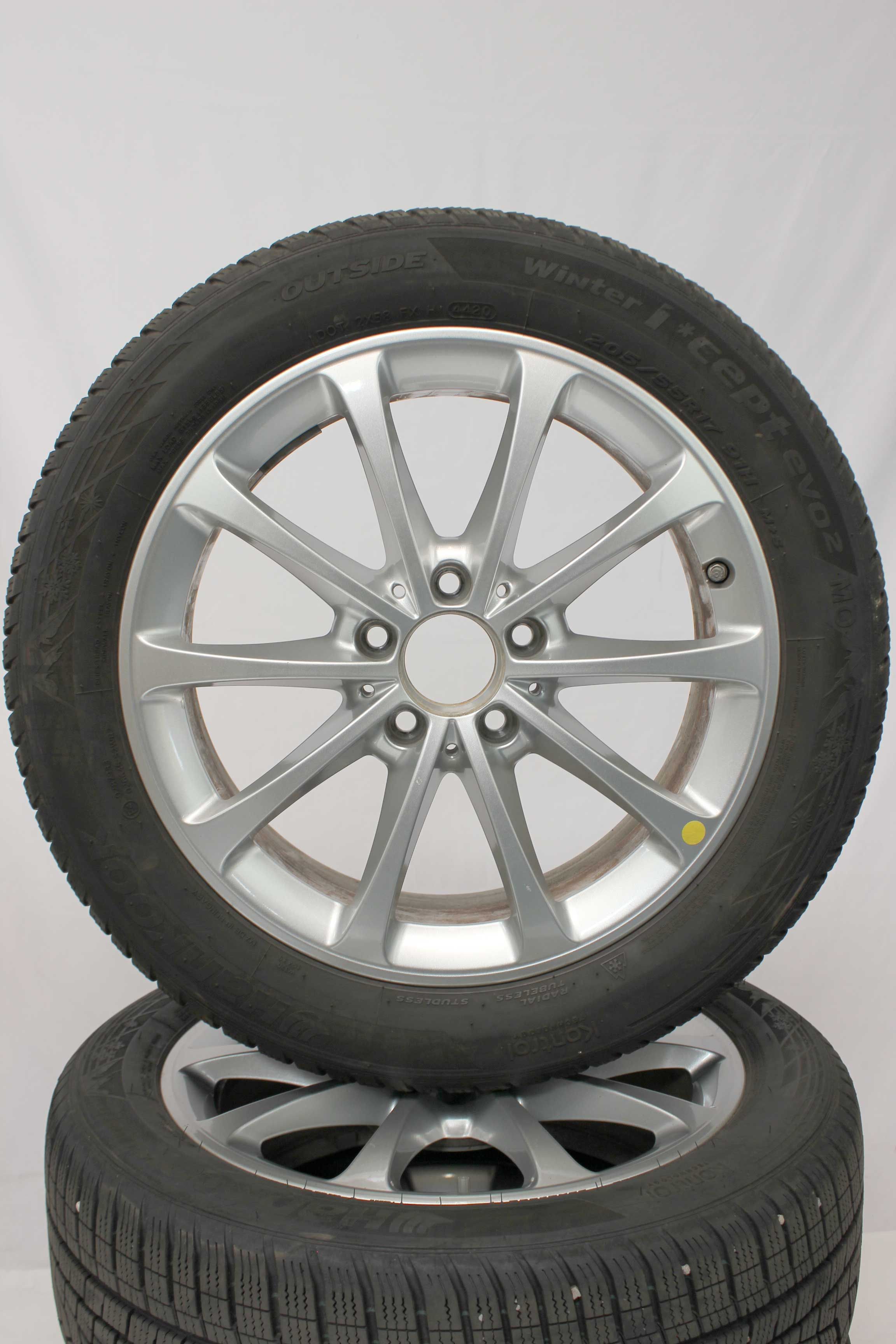 Winterkomplettradsatz mercedes benz a klasse a177 alufelge 17zoll a1774010300 winterreifen hankook winter iceptevo2mo 205 55 r17 91h 8 (1)