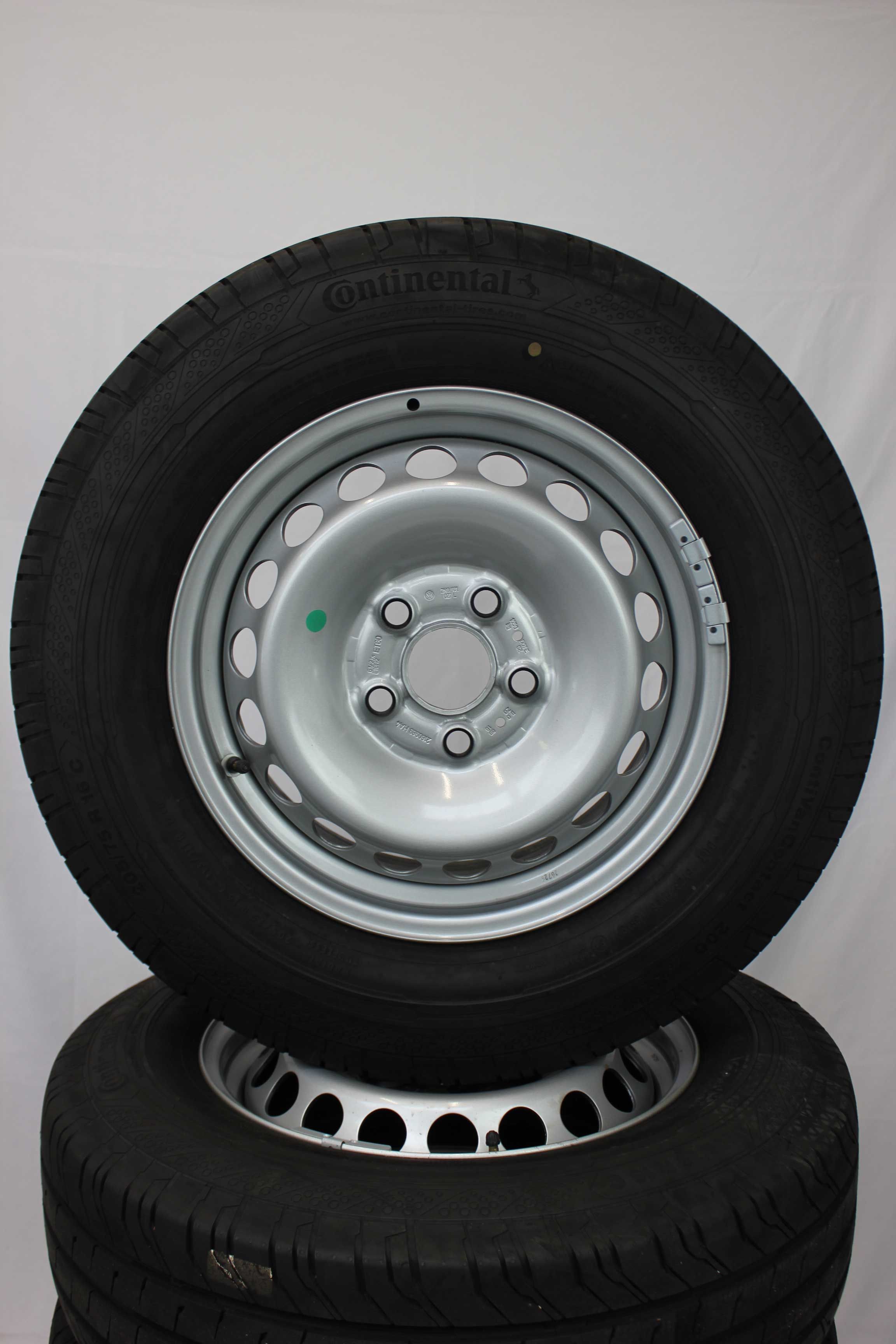 Sommerkomplettradsatz volkswagen 2n0 crafter stahlfelge 16zoll 2n0601027l sommerreifen continental contivancontact200 205 75 r16c 113 111r 1 (5)