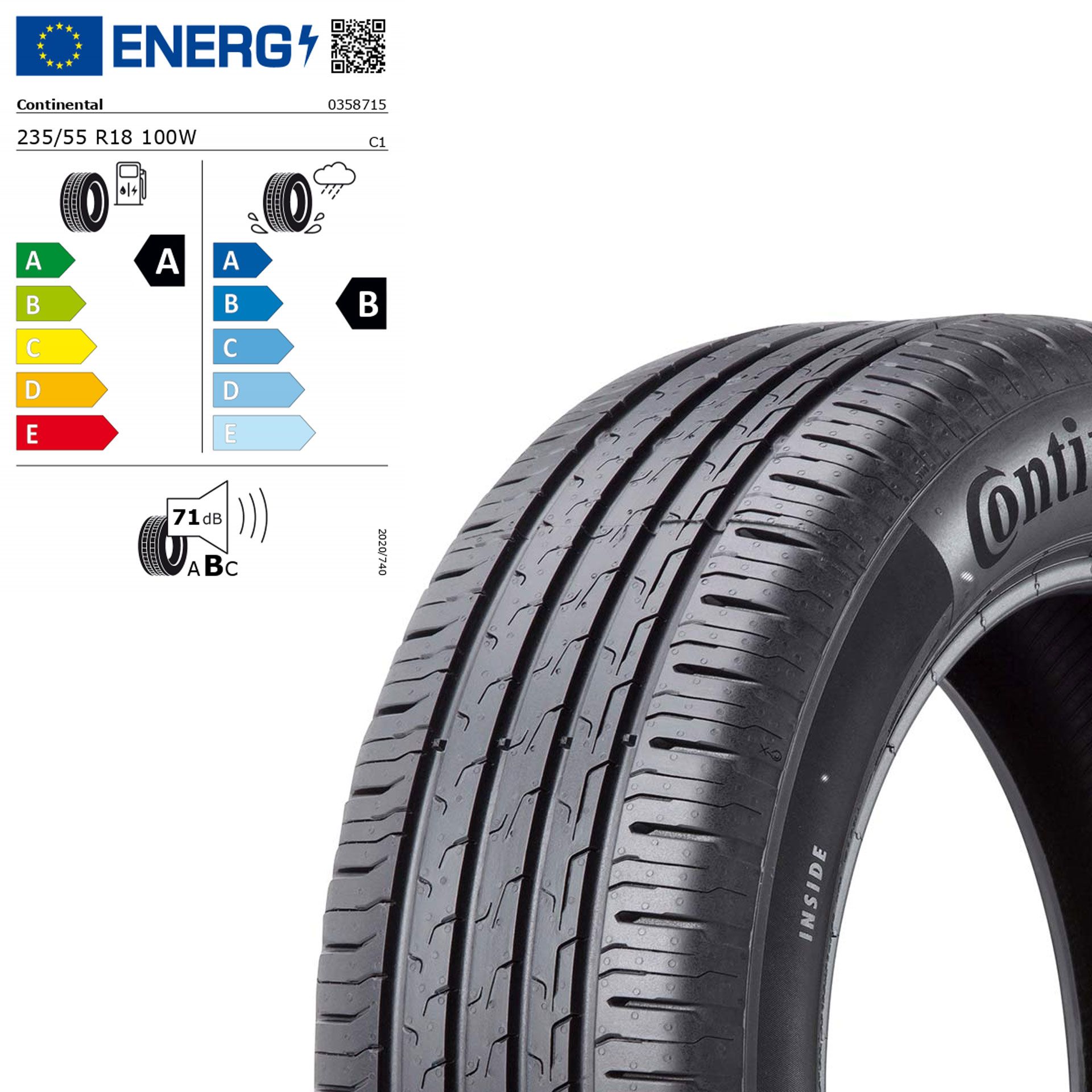 Q44001111288a continental ecocontact 6 mo 235 55 r18 100w rosier onlineshop