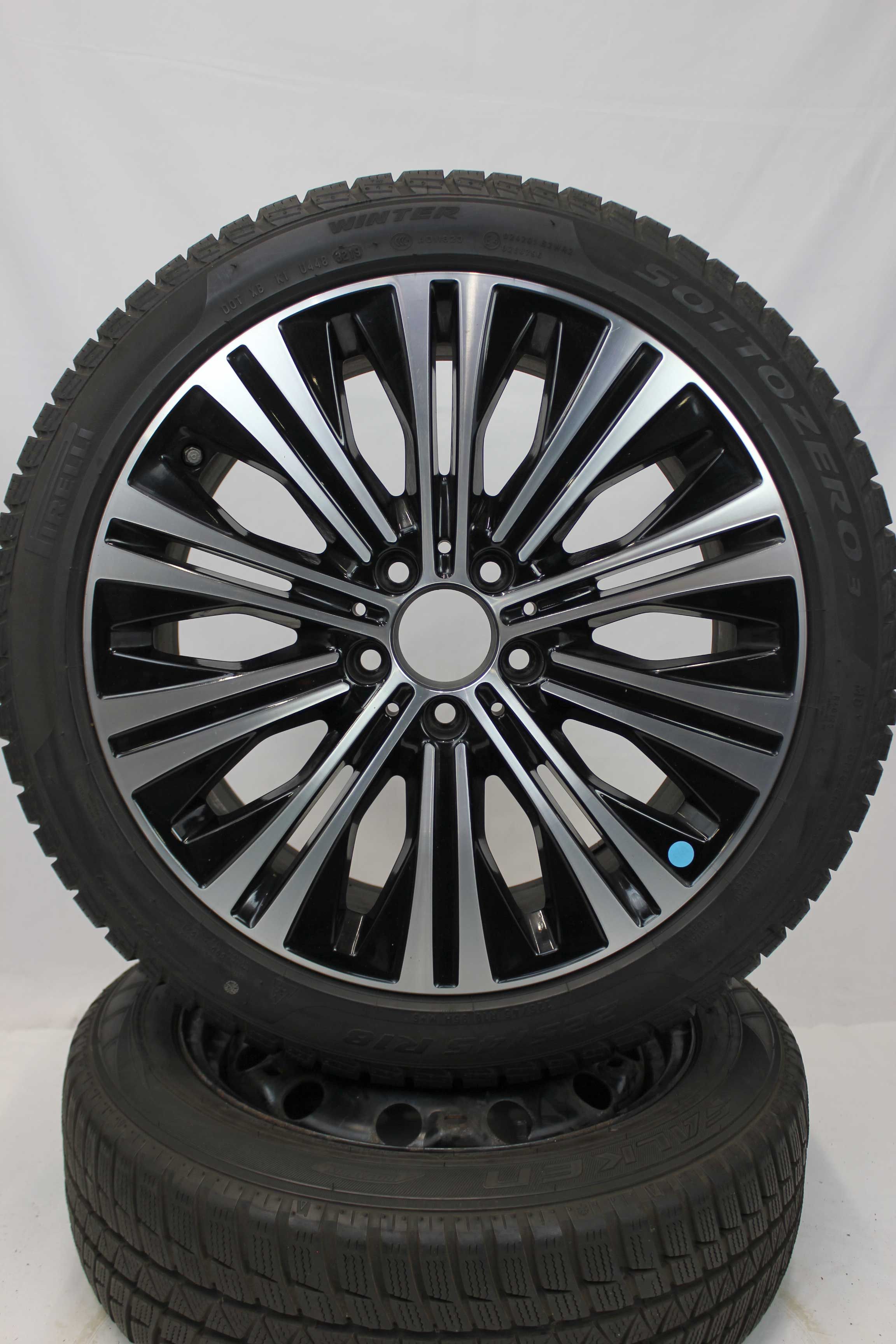 Winterkomplettradsatz mercedes benz a klasse a177 alulfelge 18zoll a1774013300 winterreifen pirelli winter sottozero3 225 45 r18 95h 15 (1)