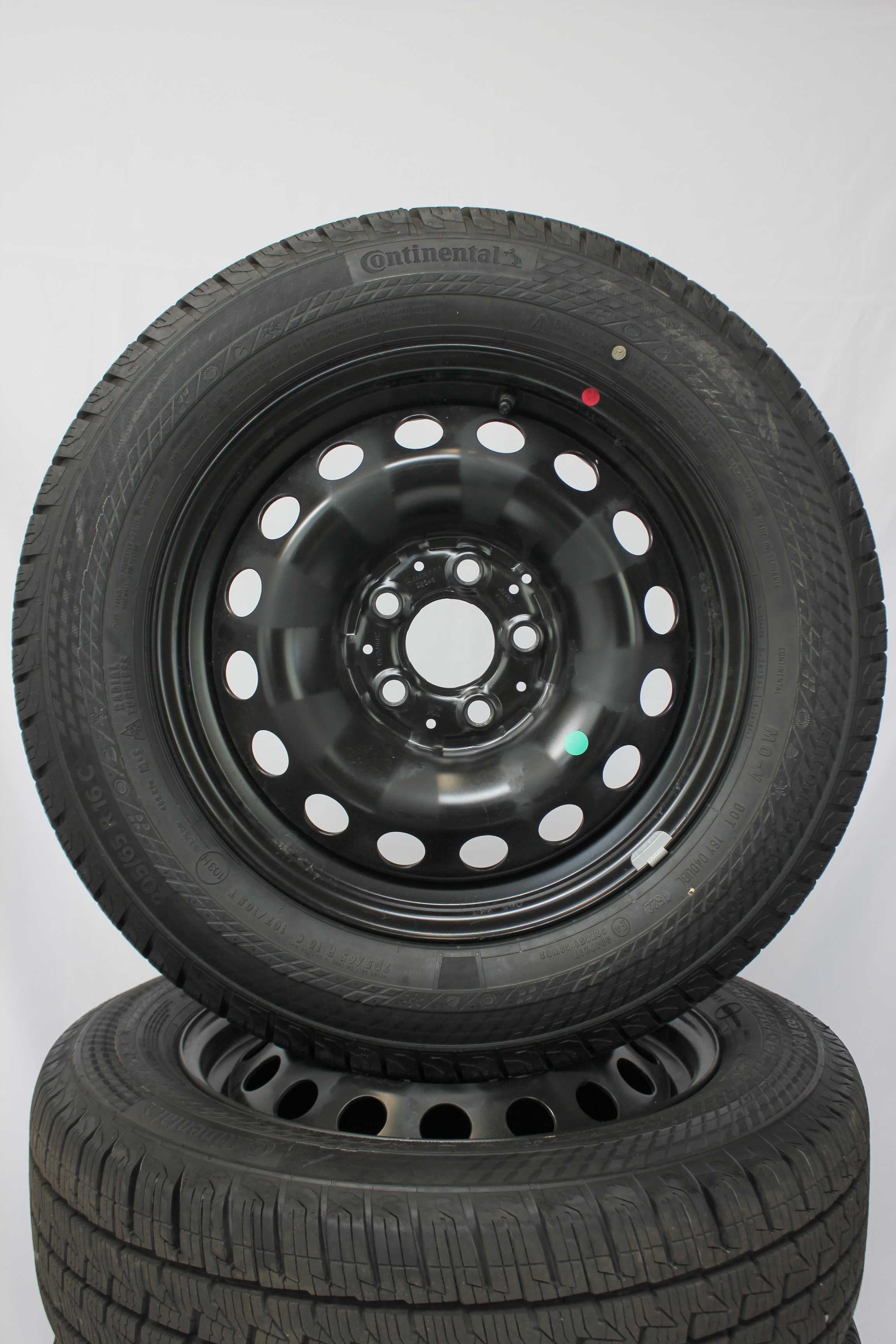 Ganzjahreskomplettradsatz-Mercedes-Benz-V-Klasse-V447-Stahlfelge-16Zoll-A4474010101-Ganzjahresreifen-Continental-VanContact4SeasonMOV-205-65-R16C-107-105T-1