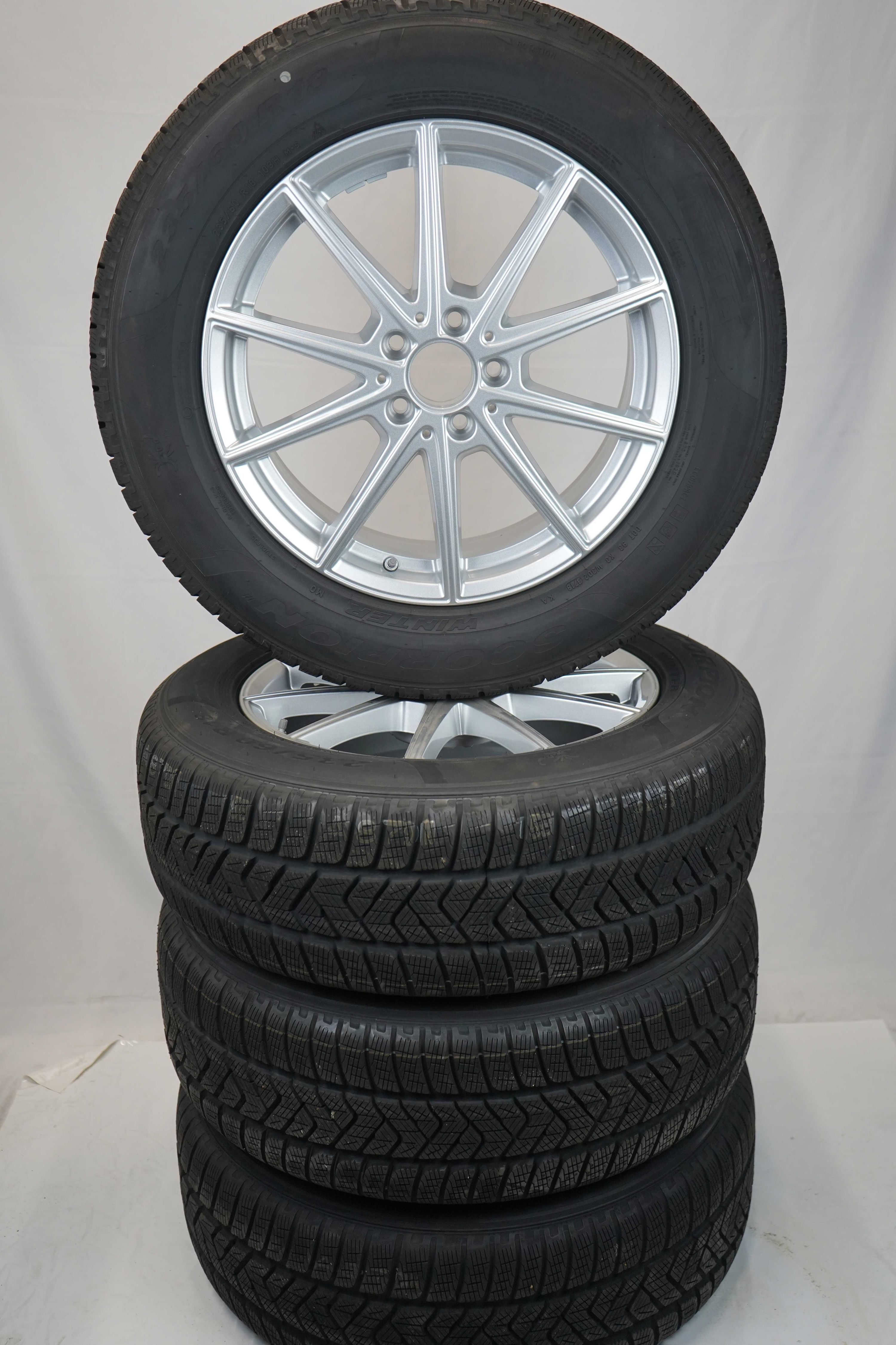 Winterkomplettradsatz-Mercedes-Benz-GLE-A167-Winterreifen-Pirelli-ScorpionWinter-235-60-R18-103H