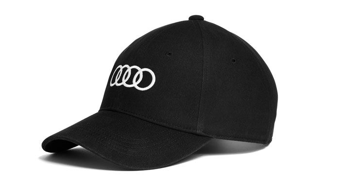 3131701000_audi_basecap_schwarz_weisse_ringe_rosier-onlineshop