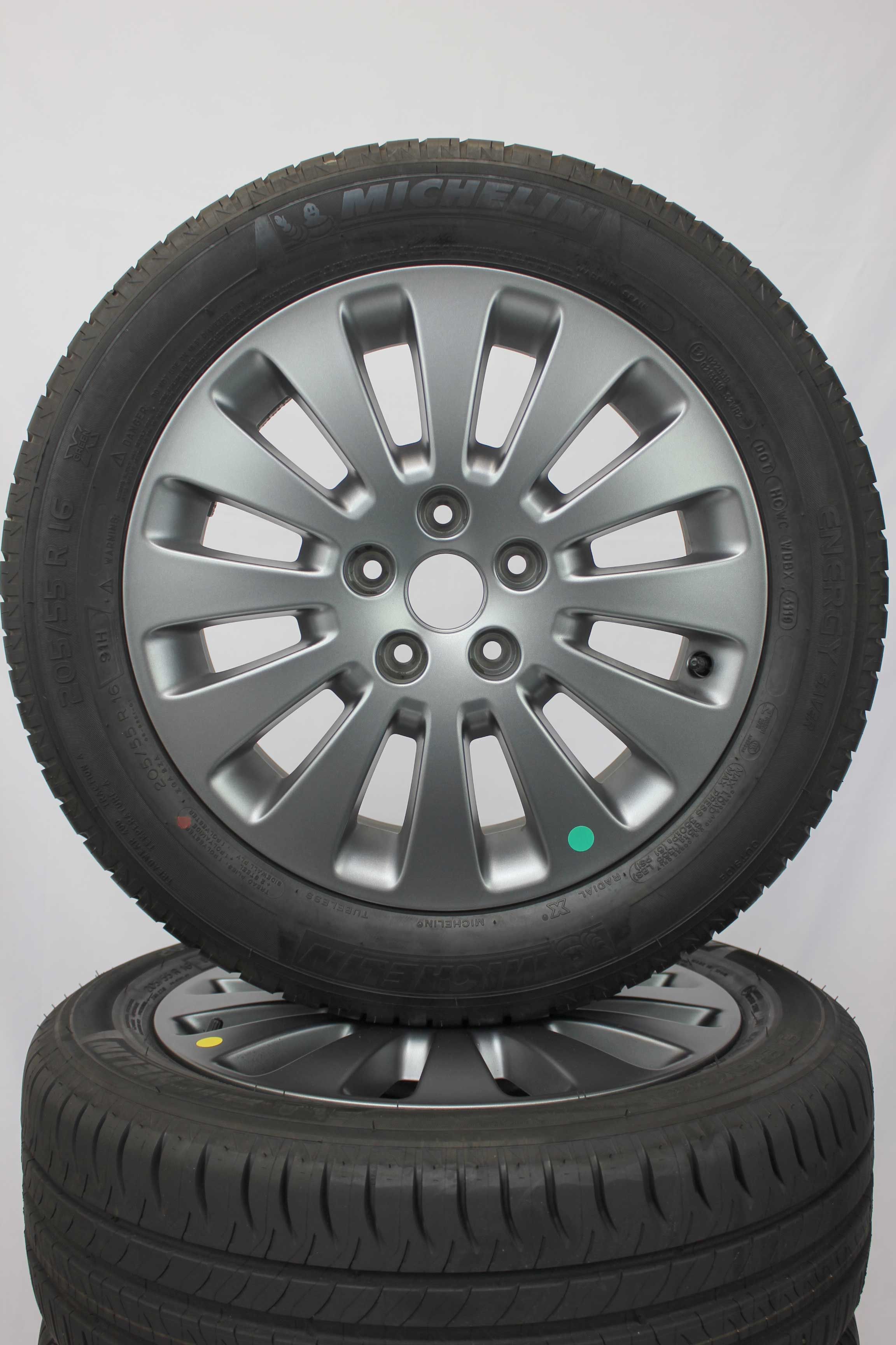 Winterkomplettradsatz mercedes benz citan w415 alulfelge 16zoll a4154011000 sommerreifen michelin energysaver 205 55 r16 91h 1