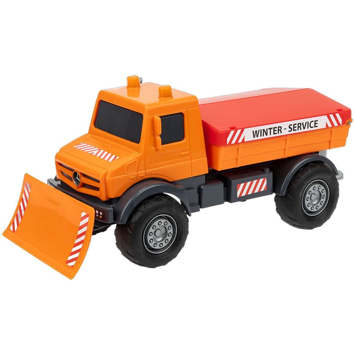 Unil0059 mercedes benz trucks modellauto  winterdienst orange rosier online shop