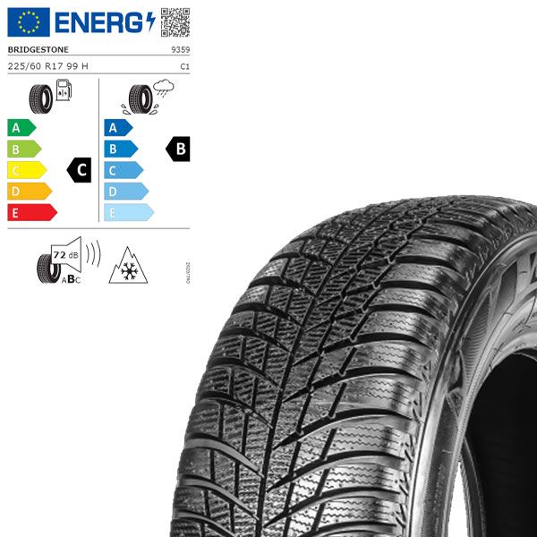 Ztw225607hblma bridgestone blizzak lm001 225 60 r17 99h rosier onlineshop