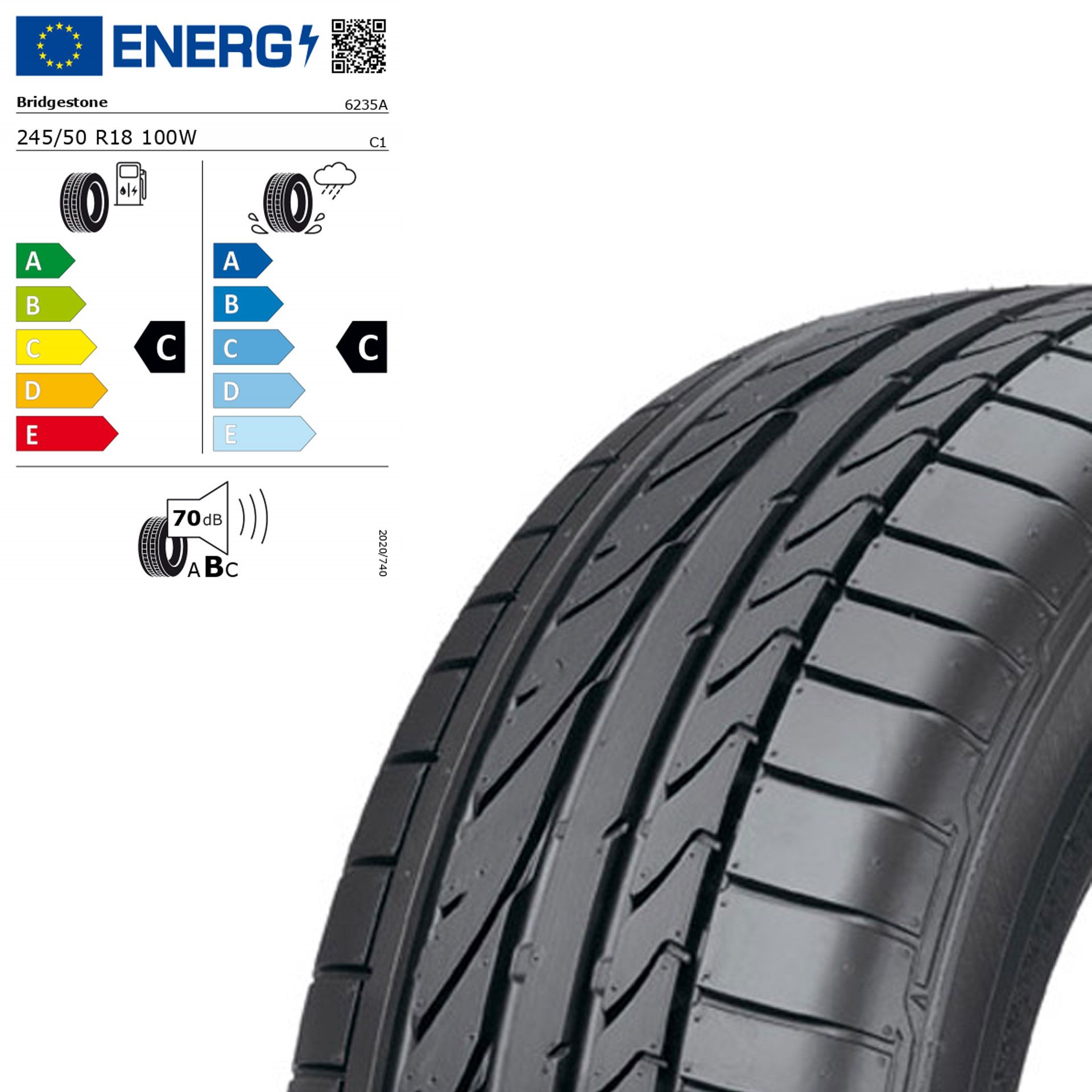 Q44001191097a bridgestone potenza s001 mo 24 50 r18 100w rosier onlineshop