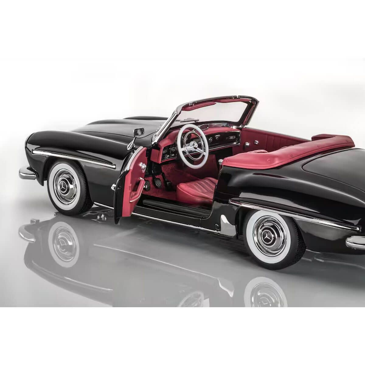 Mercedes-Benz 190 SL Roadster W121 (1954-1963) schwarz Modellauto 1:18 B66040717