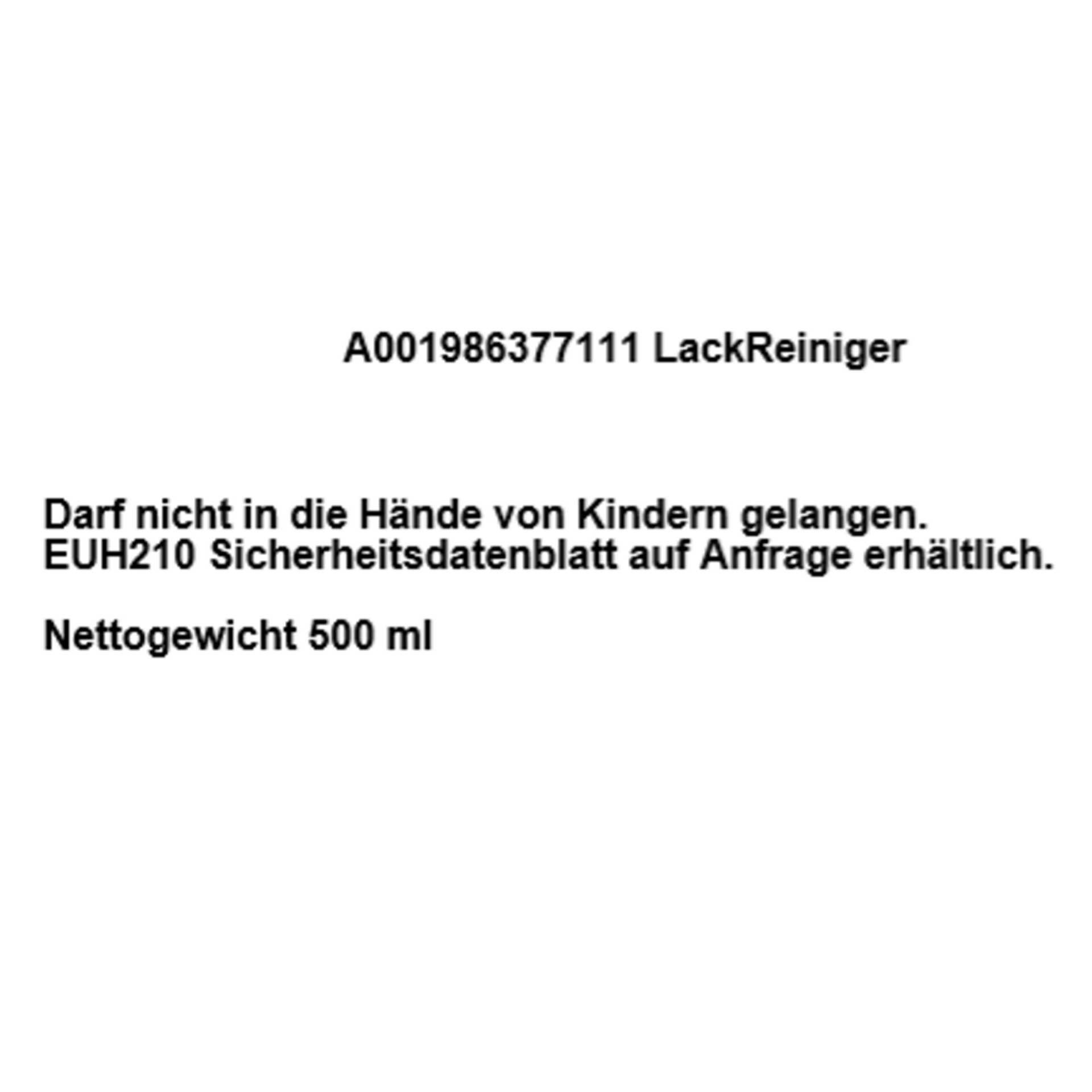 A001986377111 mercedes benz lackreiniger 500 ml rosier onlineshop2